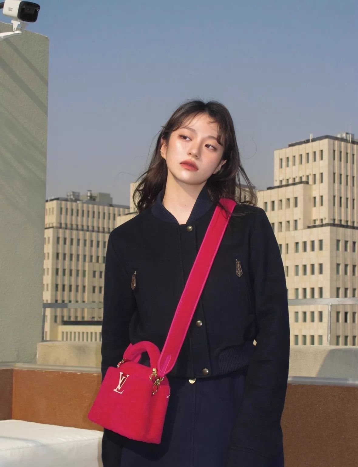 Louis Vuitton LV New Women's Short Navy Blue Cashmere Pilot Jacket Size S / US 4 / IT 40 - 8 Thumbnail