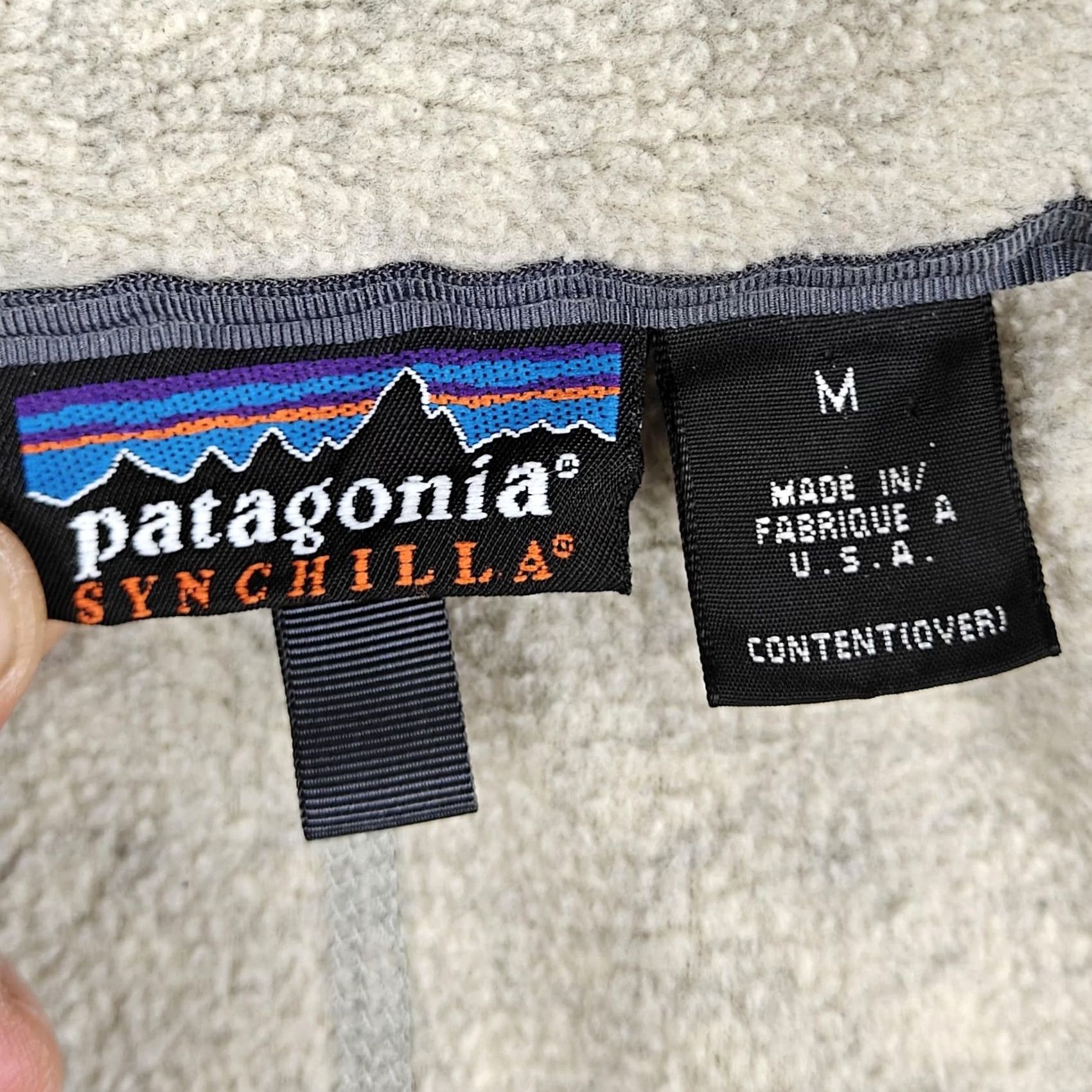 Patagonia VINTAGE Patagonia Synchilla Fleece Jacket Womens Medium Full Zip Made USA 90s Size M / US 6-8 / IT 42-44 - 5 Thumbnail