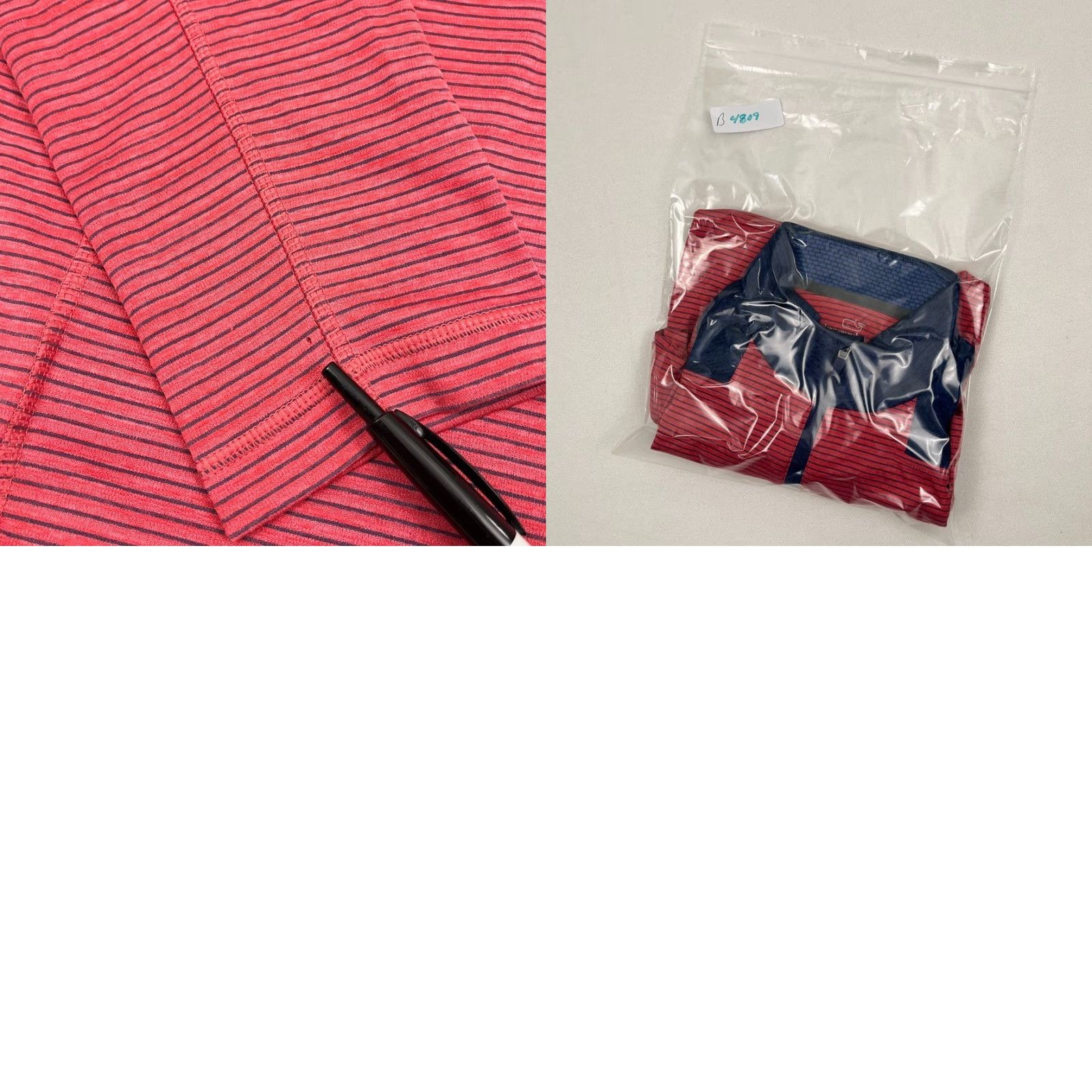 Vineyard Vines Vineyard Vines Performance Pullover Mens L Red 1/4 Quarter Zip Active Golf Jacket Size US L / EU 52-54 / 3 - 9 Thumbnail