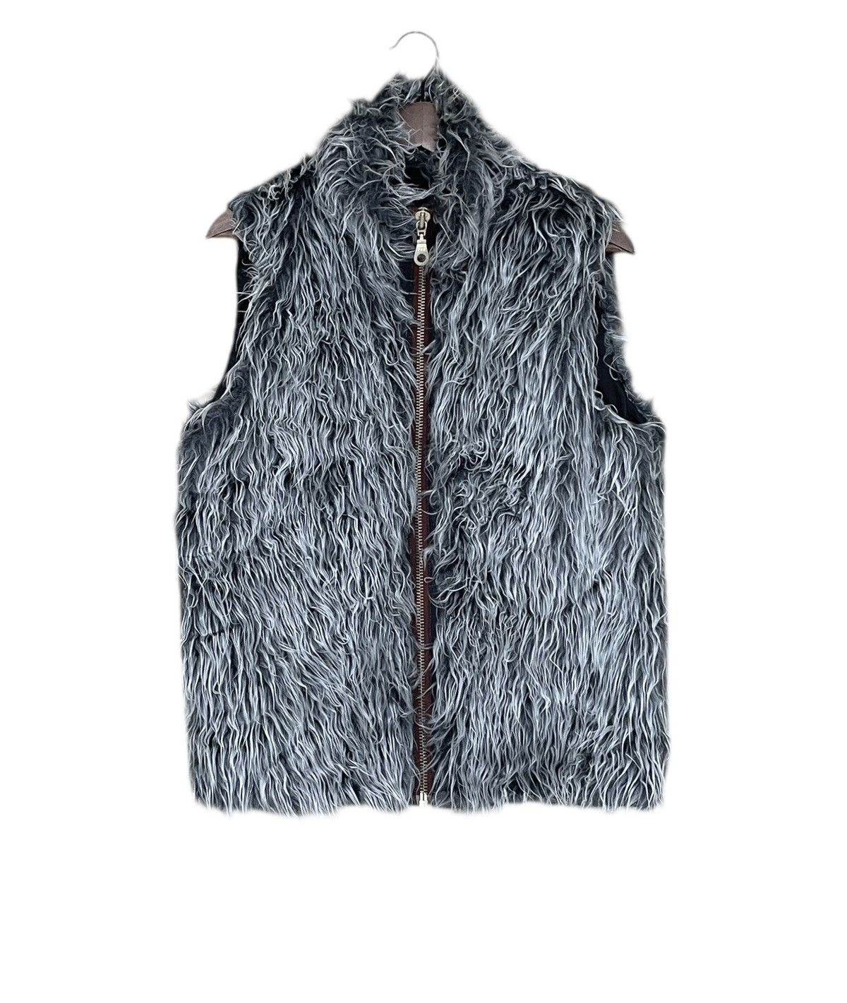Japanese Brand × Vintage Vintage Japanese Brand Place Plan Fur Vests 2000s Size US L / EU 52-54 / 3 - 1 Thumbnail