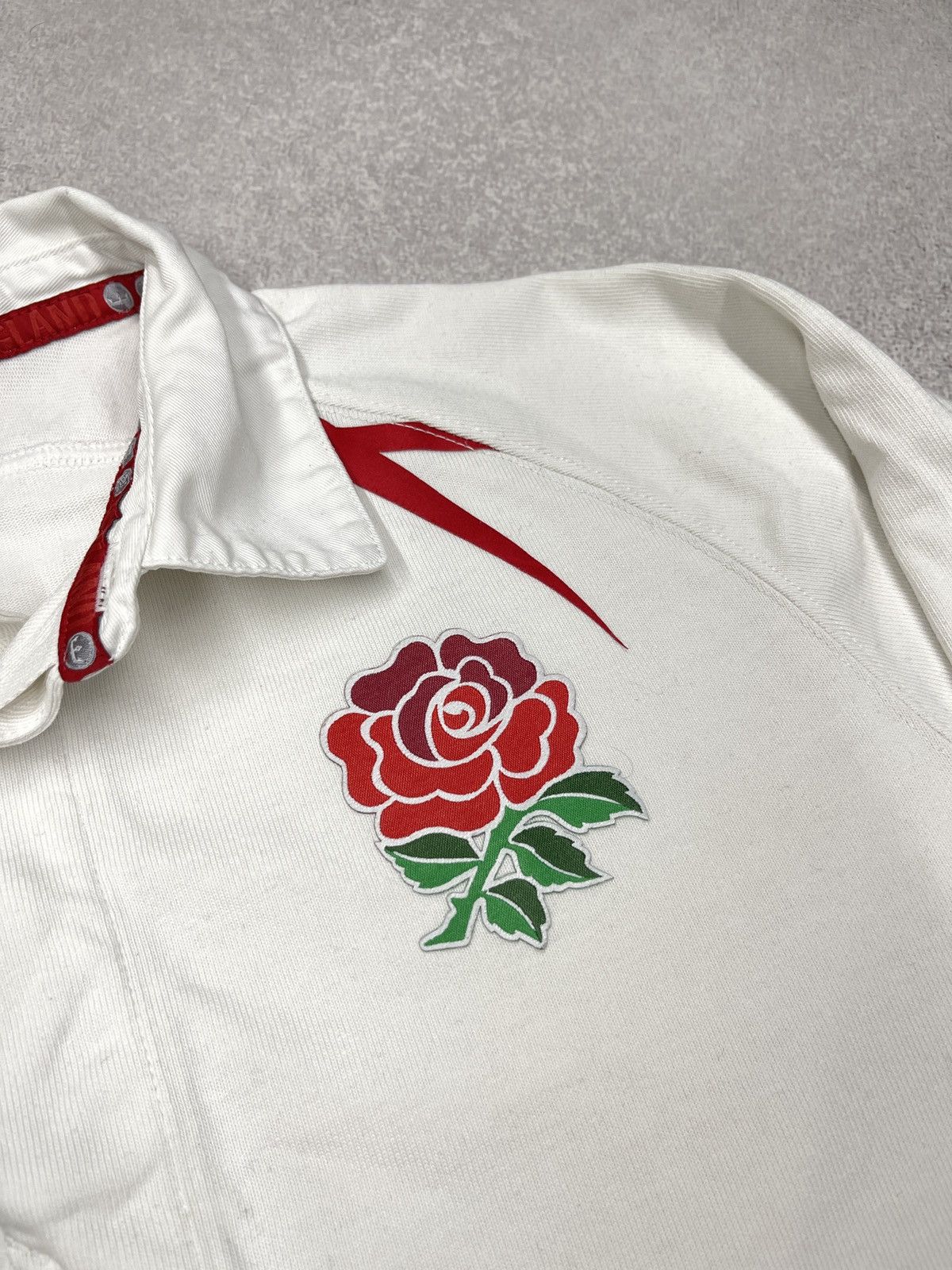 Nike Vintage Nike England Rugby World Cup 2007 Long Sleeve Polo Size US M / EU 48-50 / 2 - 7 Thumbnail