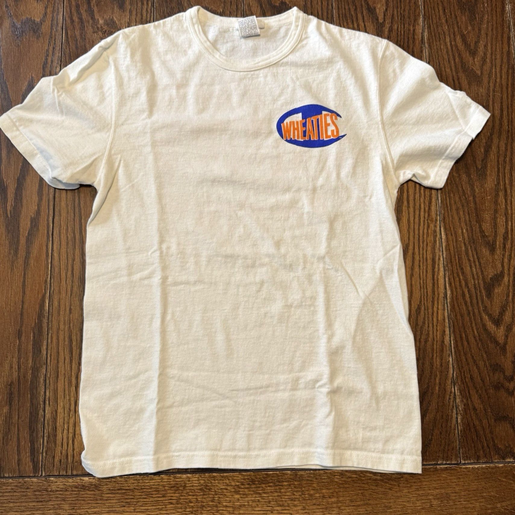 Champion Wheaties Breakfast of Champions Vintage Style Retro Graphic T Shirt Cereal Small Men Short Sleeve Crew Neck White Cotton Knit T-Shirt Size US L / EU 52-54 / 3 - 2 Thumbnail