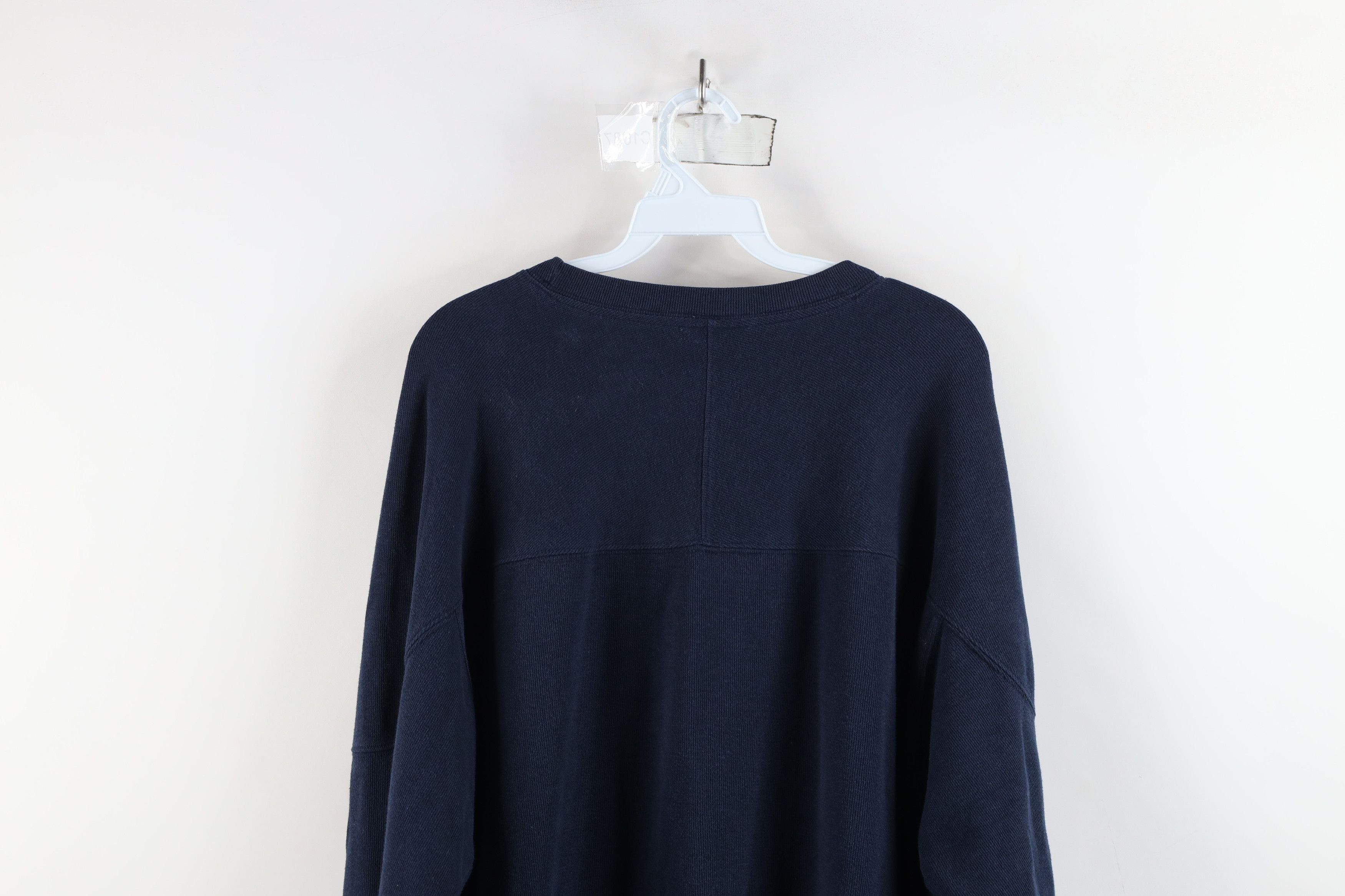 Champion × Vintage Vintage 90s Champion Ribbed Football Jersey T-Shirt Blue Size US L / EU 52-54 / 3 - 13 Thumbnail