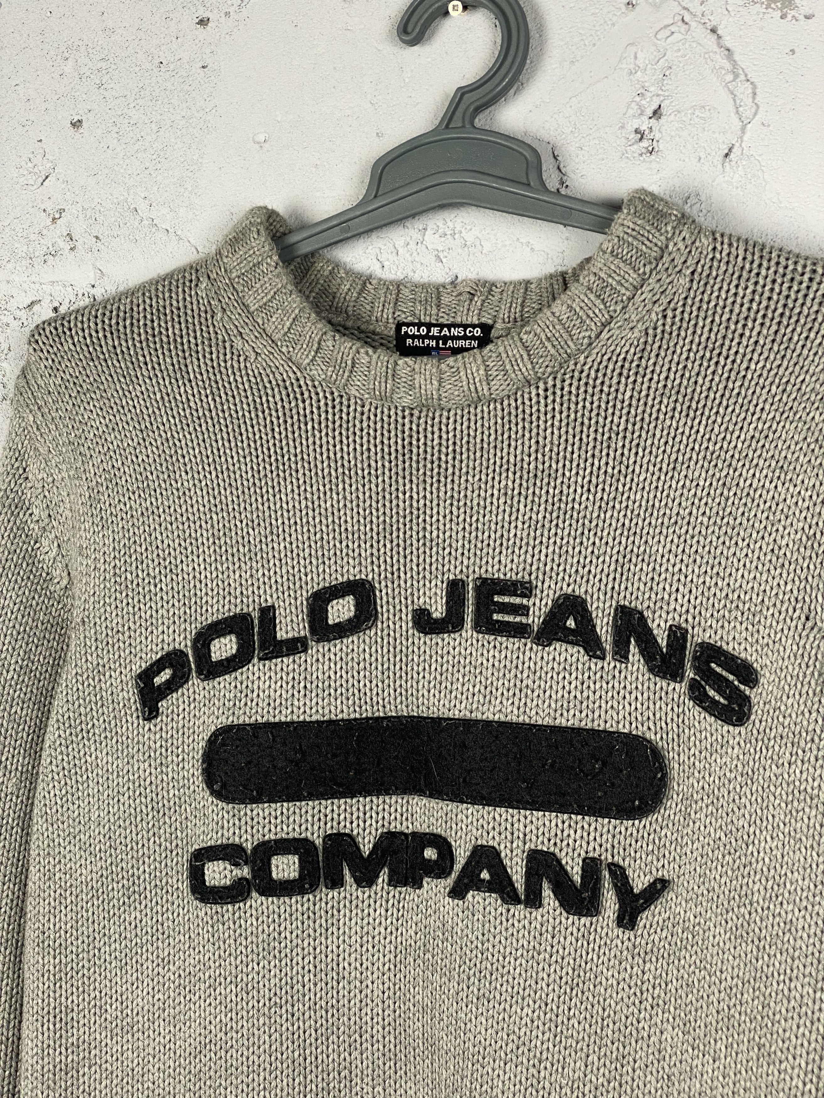 Polo Ralph Lauren × RRL Ralph Lauren × Vintage Vintage Polo Jeans Ralph Lauren Knitted Sweater Size US M / EU 48-50 / 2 - 3 Thumbnail