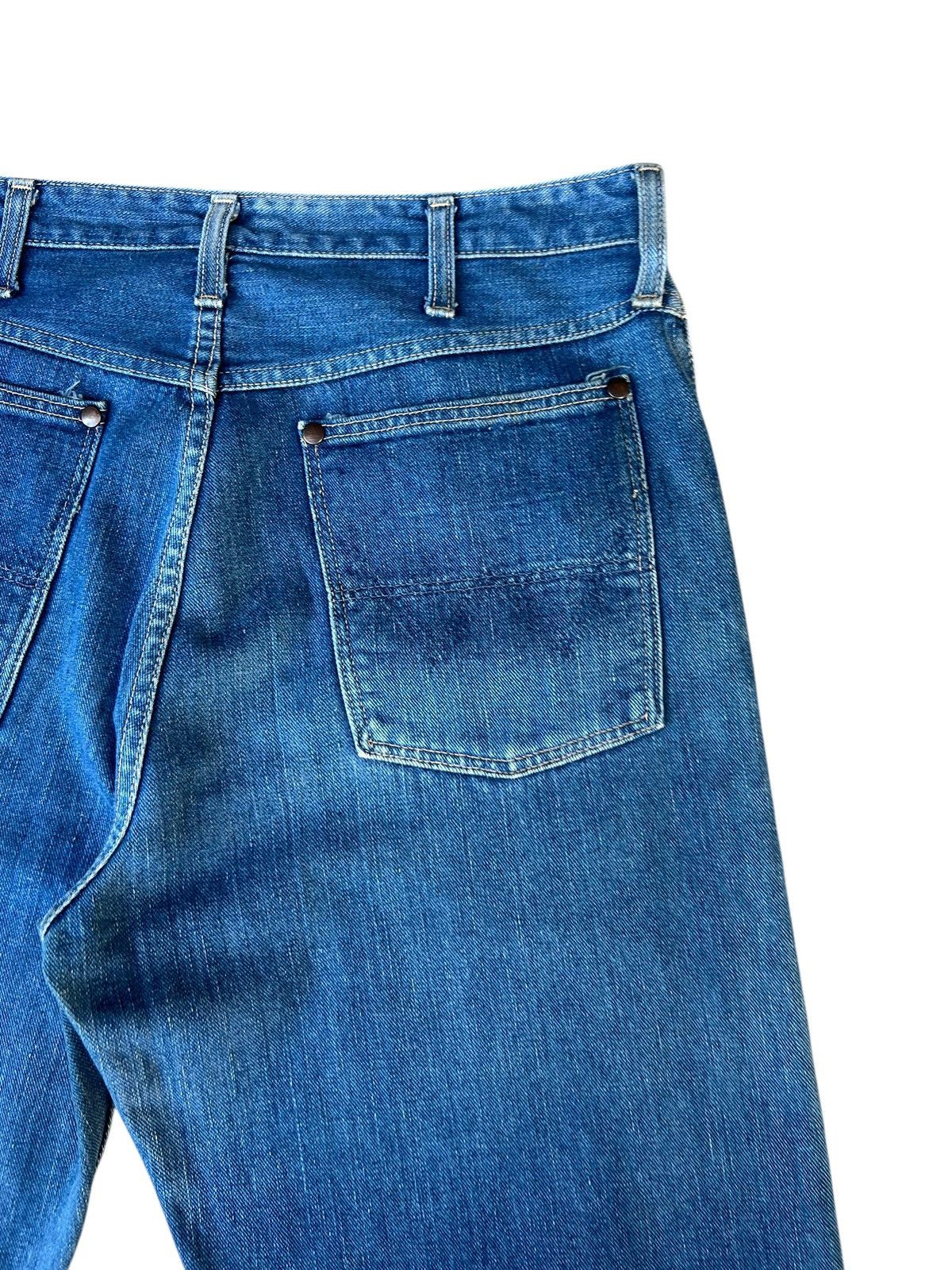 Vintage Vintage 90s Wrangler Blue Bell Fade Denim Selvedge Jeans Size US 34 / EU 50 - 19 Thumbnail