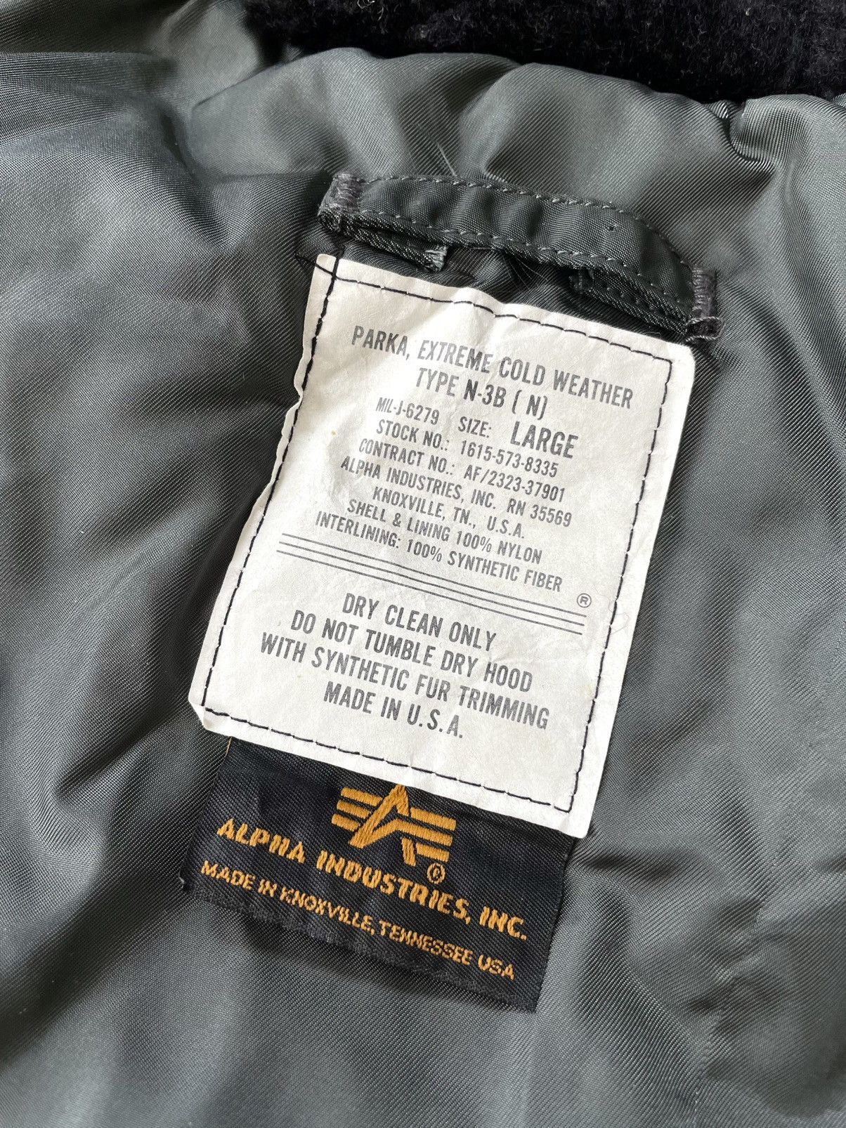 Alpha Industries Vtg Alpha N-3B MIL-J-6279 Cold Weather Parka US Air Force Size US L / EU 52-54 / 3 - 7 Thumbnail