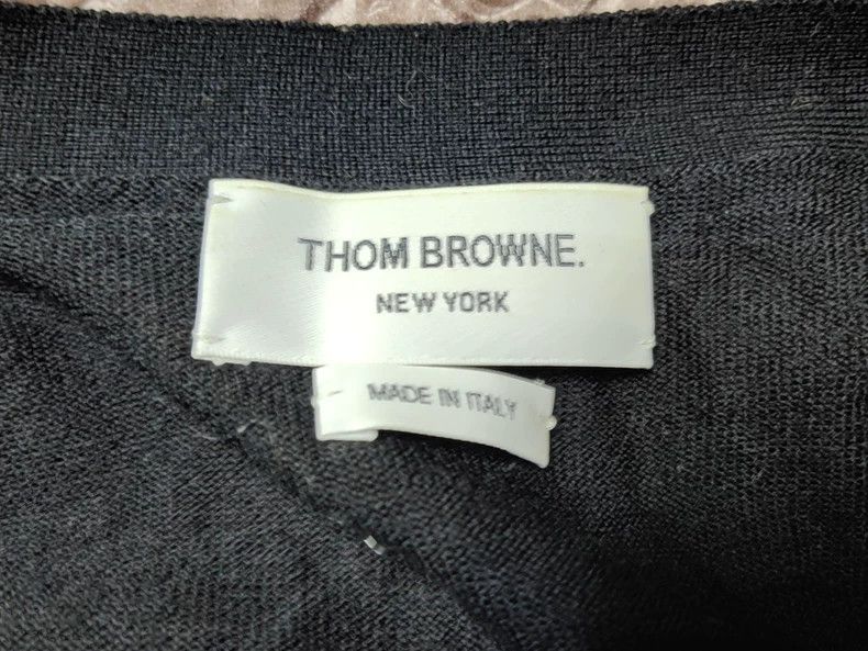 Thom Browne Thom Browne Black striped sweater Size US XL / EU 56 / 4 - 3 Thumbnail
