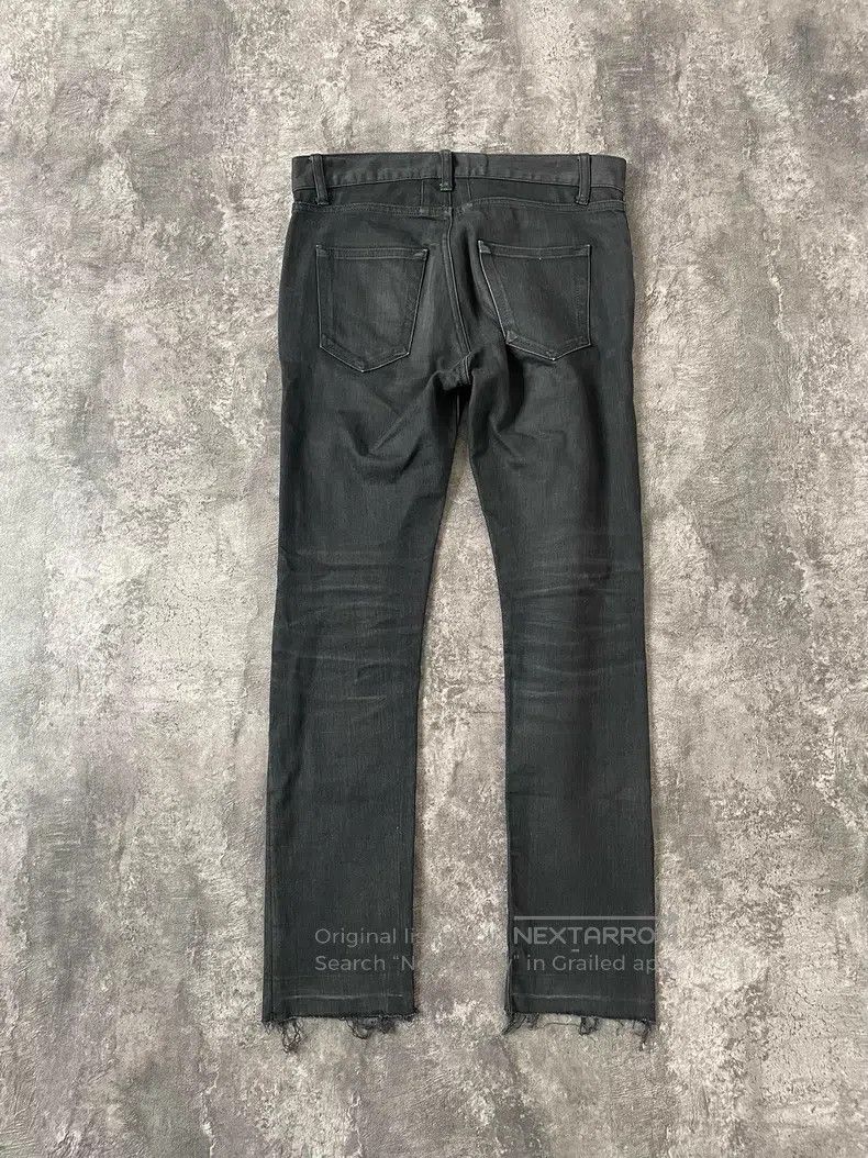 Saint Laurent Paris Saint Laurent Paris Distressed Black Faded Frayed Denim Je Size US 29 - 8 Thumbnail