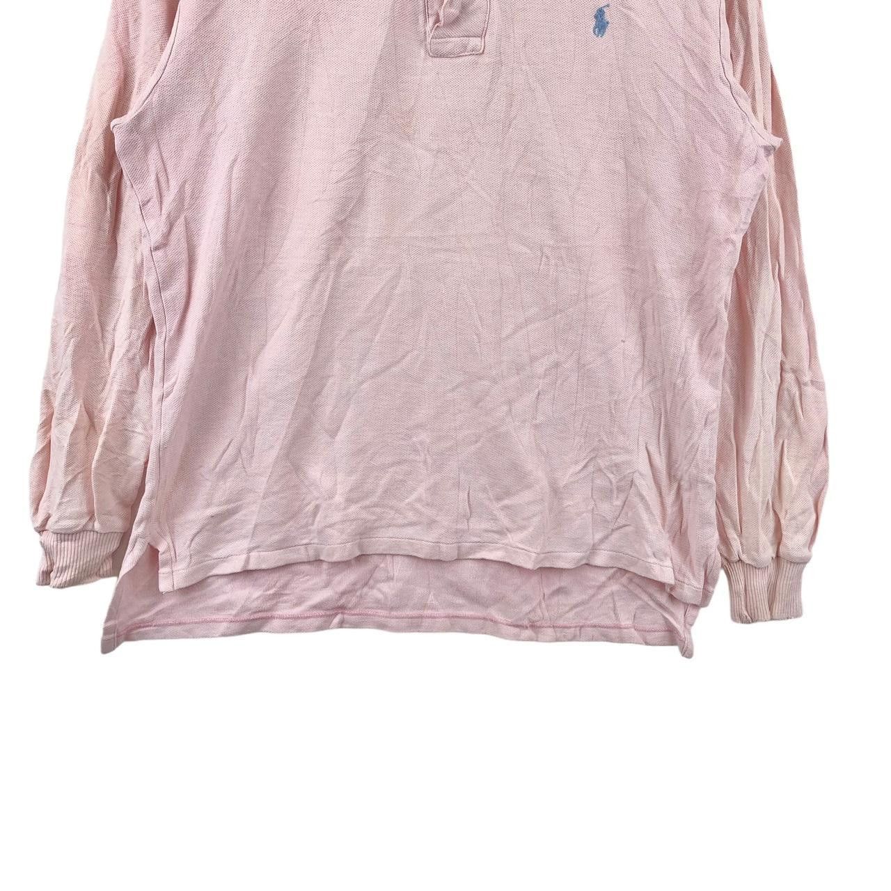 Polo Ralph Lauren Vintage 90’ POLO RALPH LAUREN Small Pony Pink Tee Shirt Size L / US 10 / IT 46 - 4 Thumbnail