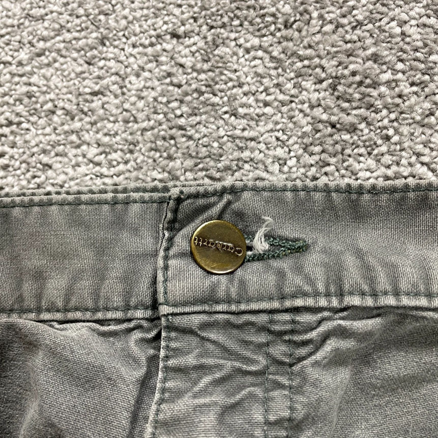 Carhartt Carhartt Chino Shorts Mens 40 Gray Casual Outdoor Flat Front 7" Inseam Size US 40 / EU 56 - 3 Thumbnail