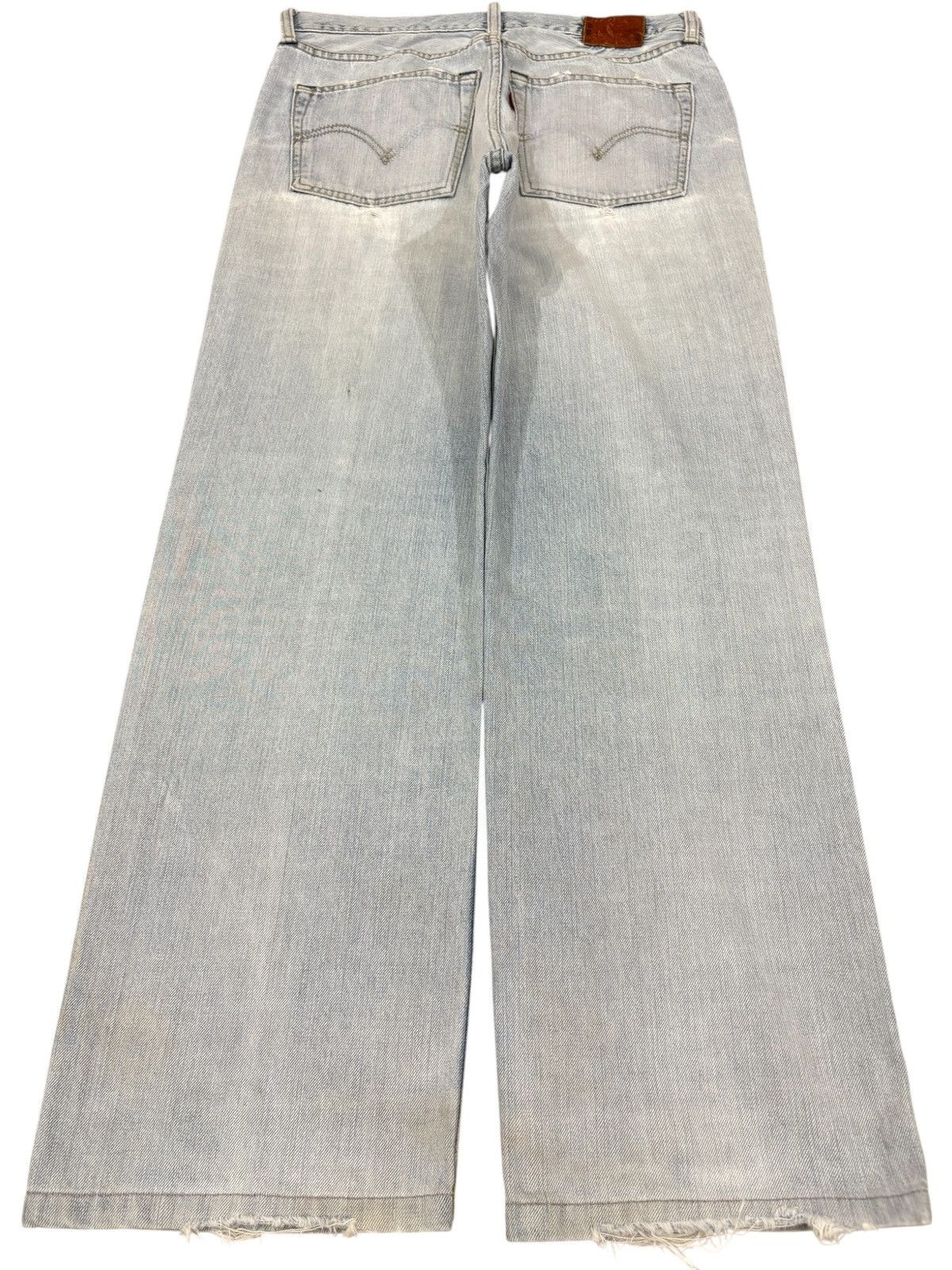 Levi's Vintage 90s Levi’s 502 Distressed Baggy Jeans Size US 32 / EU 48 - 2 Thumbnail