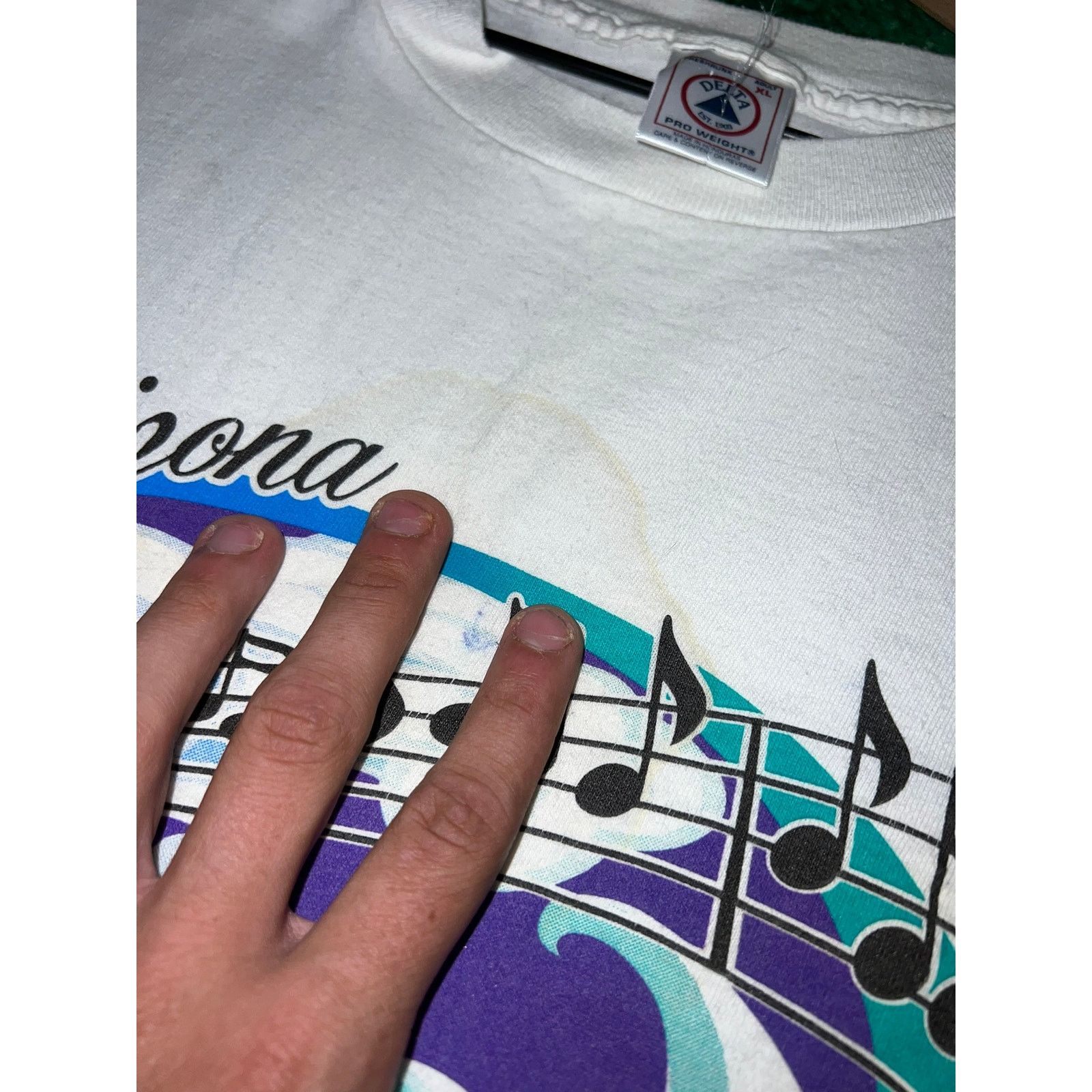 Delta Vintage Arizona State Shirt Marching Festival Tee VTG 90s XL Size US XL / EU 56 / 4 - 8 Thumbnail