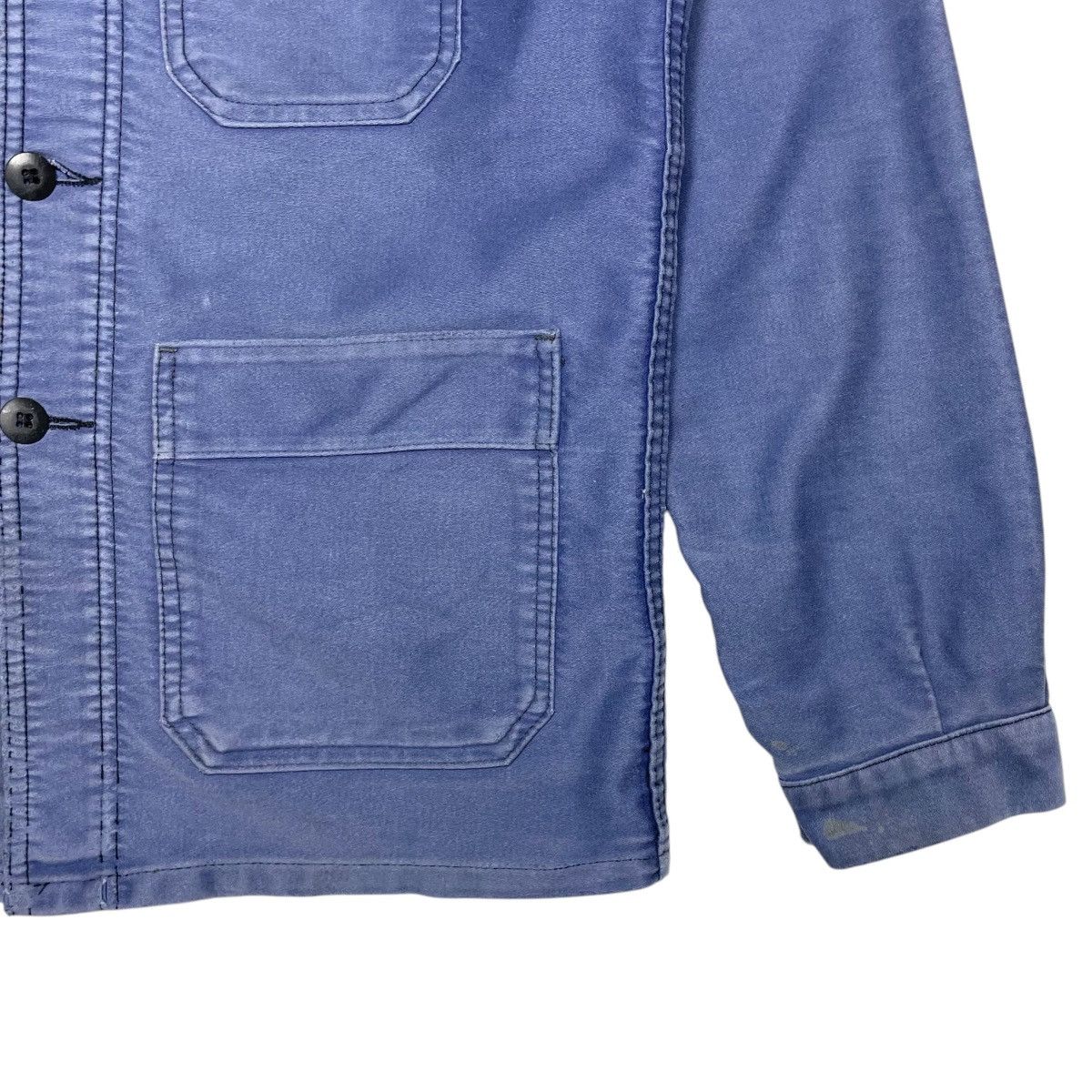 Vintage 1960s French Moleskin Work Jacket - Medium Size US M / EU 48-50 / 2 - 5 Thumbnail