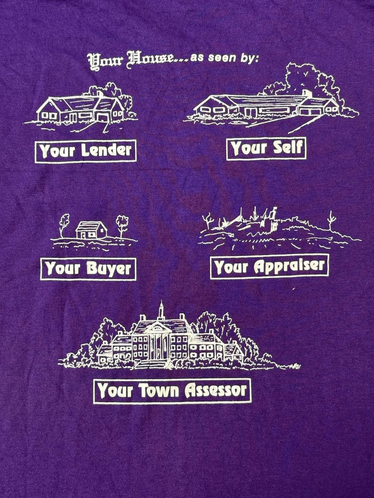 Fruit Of The Loom VTG Home Buyer T-shirt Lender, Self, Buyer, Appraiser Tee XL Size US XL / EU 56 / 4 - 1 Thumbnail
