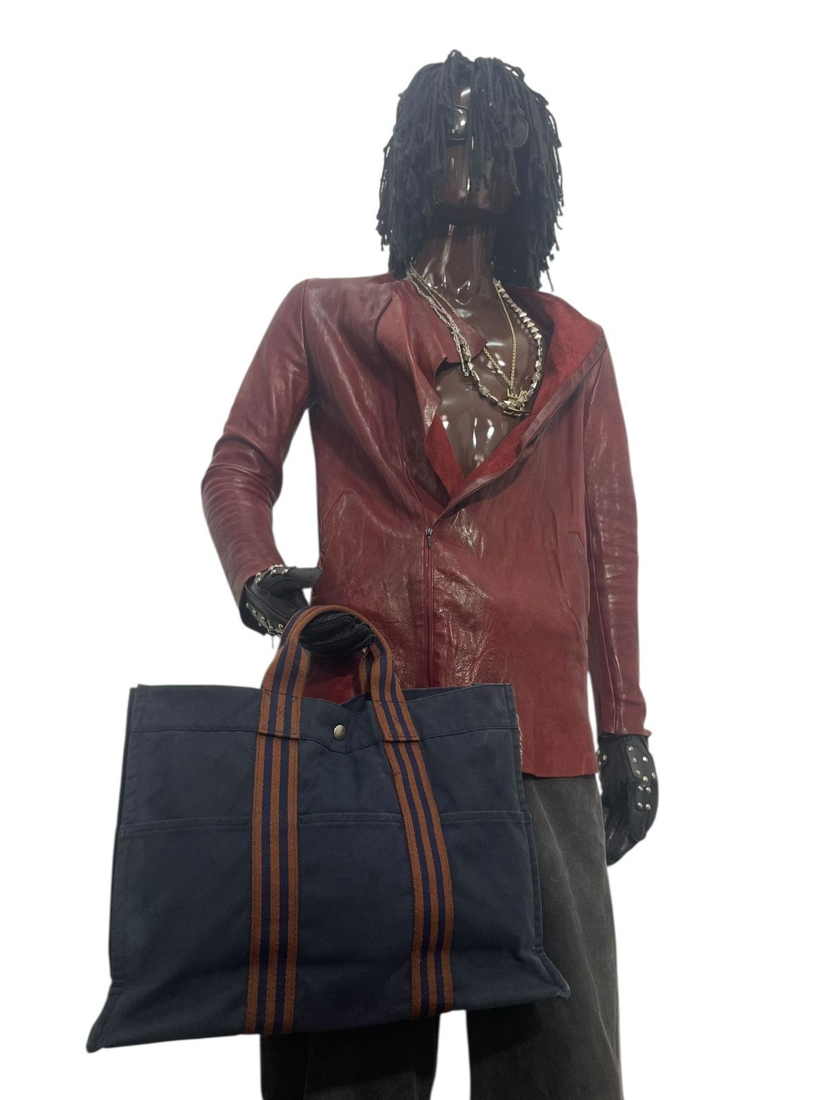 Hermes Iconic Hermes Cotton Canvas Tote Shoulder Bag 2🟩2 Size ONE SIZE - 2 Thumbnail