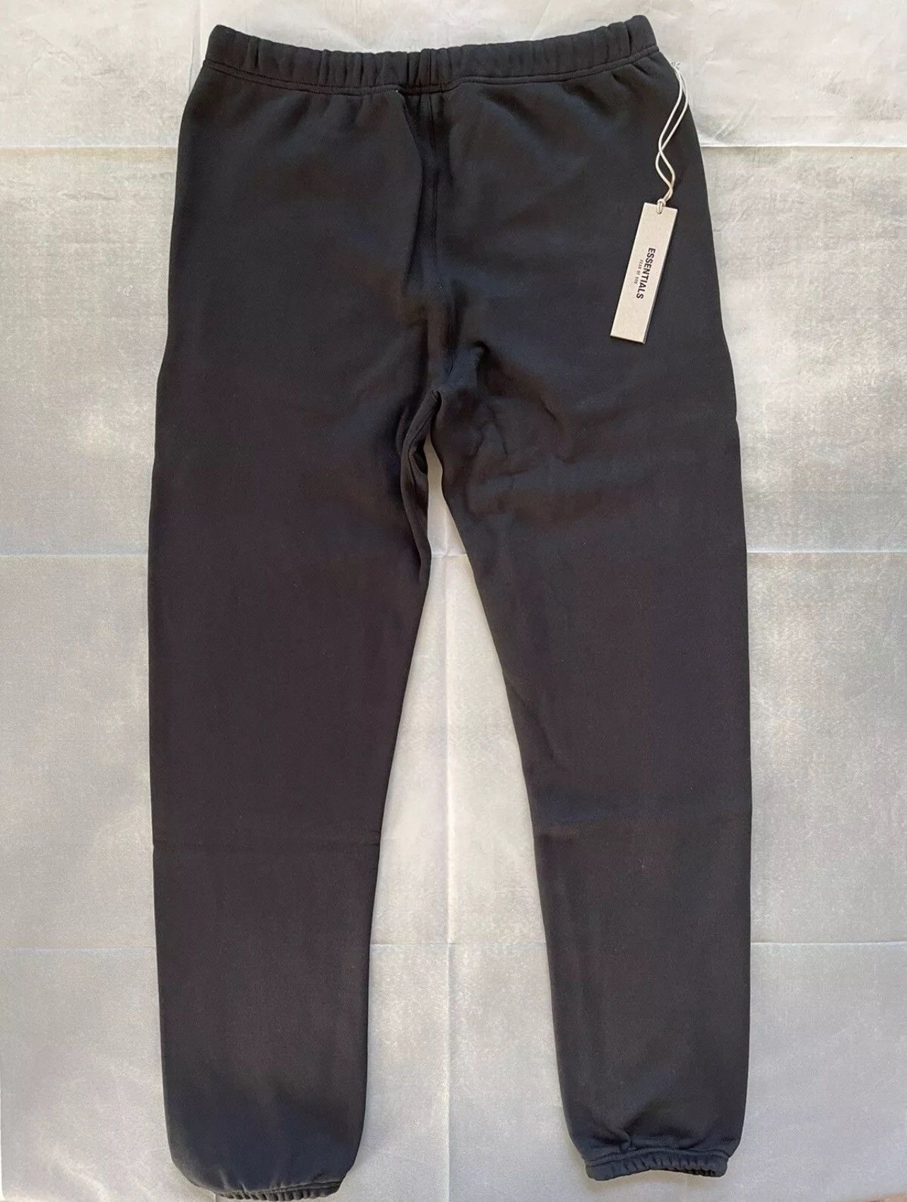 Fear of God Essentials Stretch Limo Black Sweatpants SS22