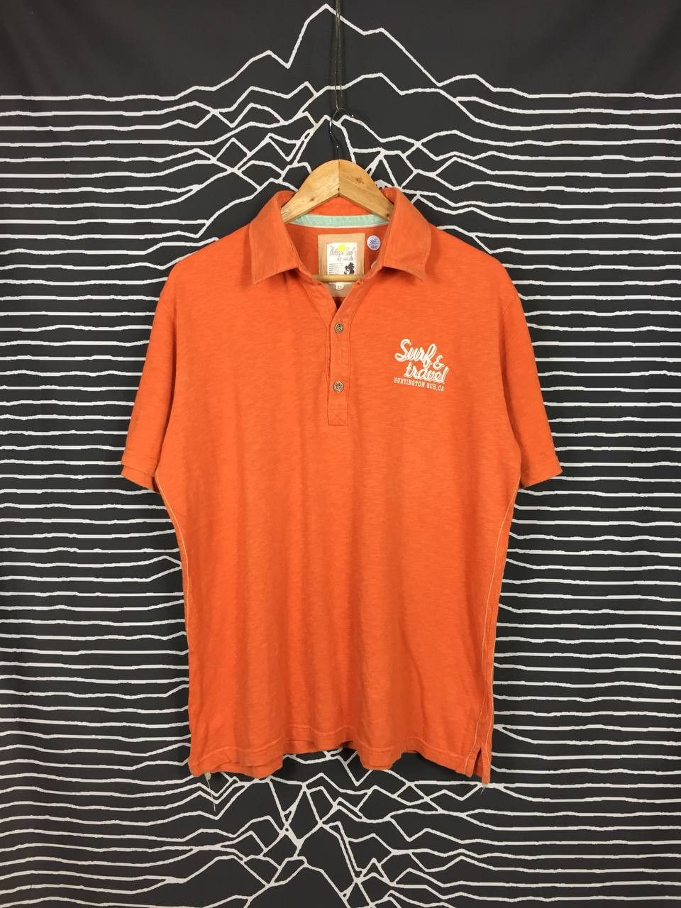 Vintage Vtg Natural Trip Surf & Travel Huntington Beach Polo Tee Size US XL / EU 56 / 4 - 3 Thumbnail
