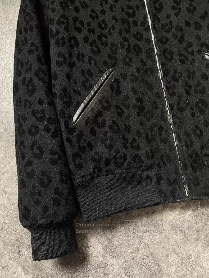 Saint Laurent Paris Saint Laurent Paris Dark Leopard Print Wool Patchwork Jack Size US M / EU 48-50 / 2 - 3 Thumbnail