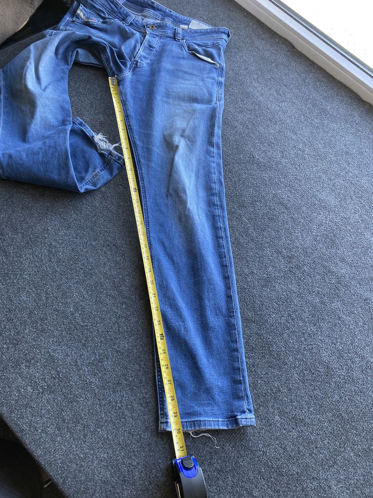 Diesel 🔥Opium Punk Gothic Diesel Blue Jeans Belther-R Slim 30 Size US 30 / EU 46 - 10 Thumbnail