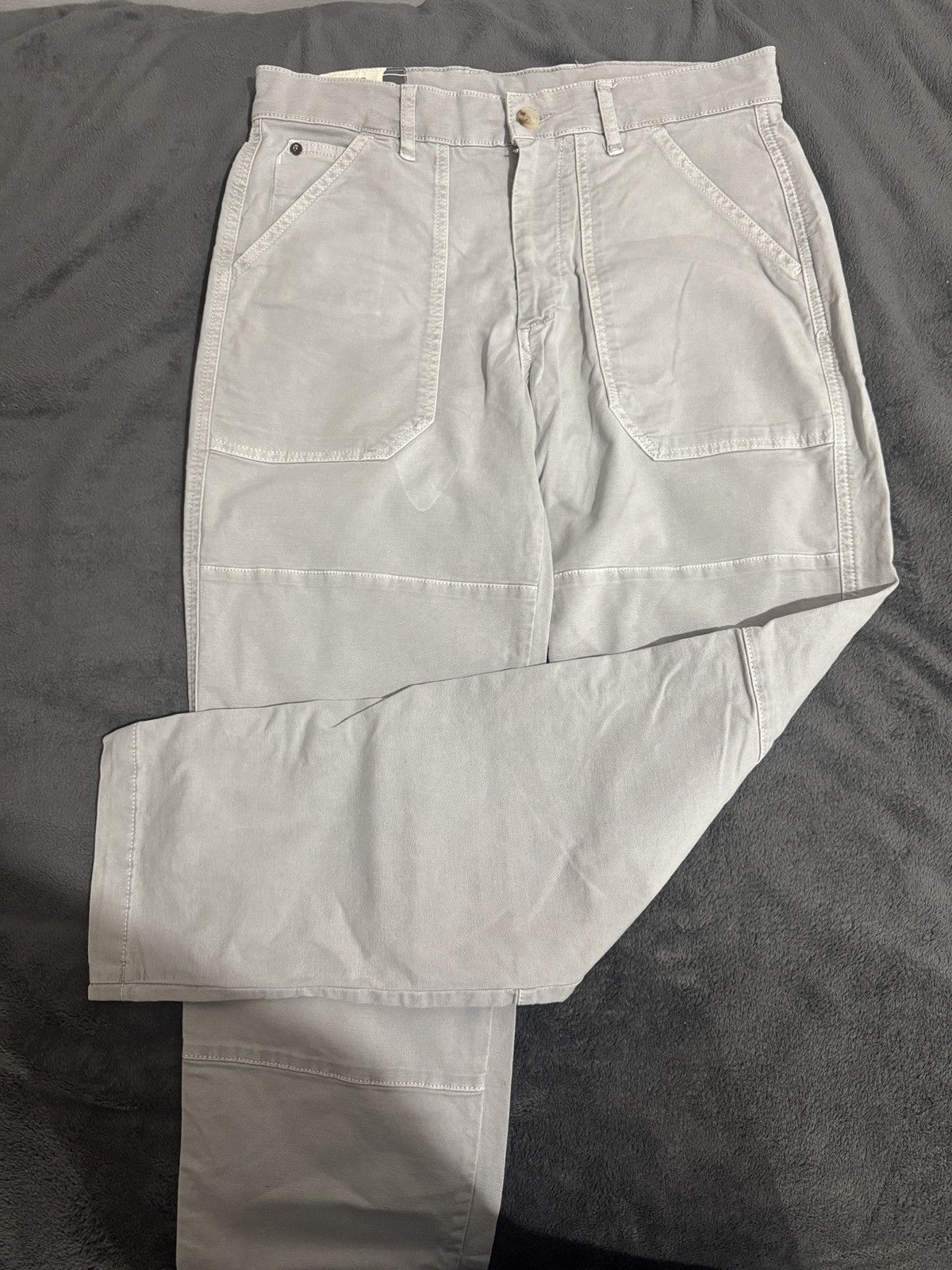 Marine Layer Marine Layer Grey Cargo Pants Size US 30 / EU 46 - 2 Thumbnail