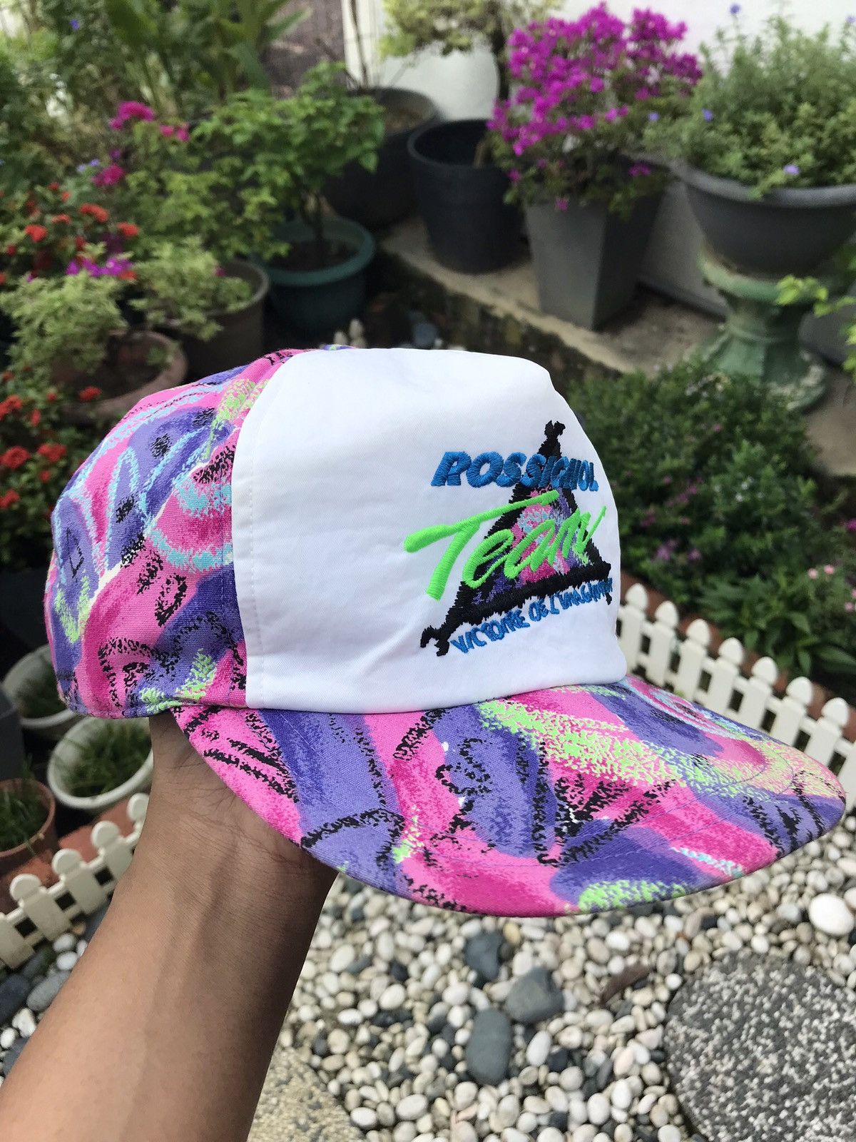 Rossignol VINTAGE 90’s ROSSIGNOL TEAM VICTOIRE EAR FLAPP HAT CAP Size ONE SIZE - 4 Thumbnail