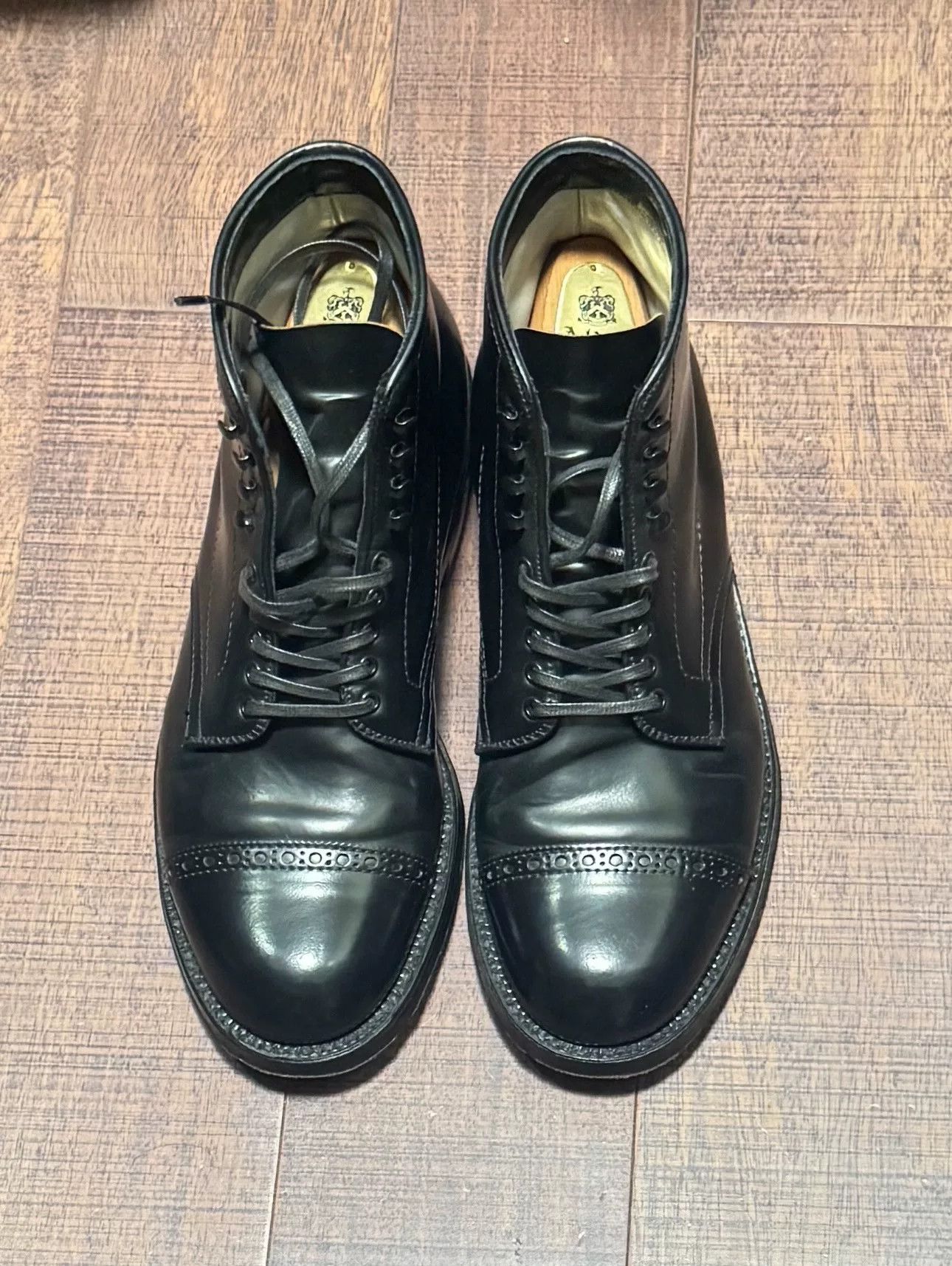 Alden Alden Jumper Boots Black Shell Cordovan Size US 9 / EU 42 - 1 Thumbnail