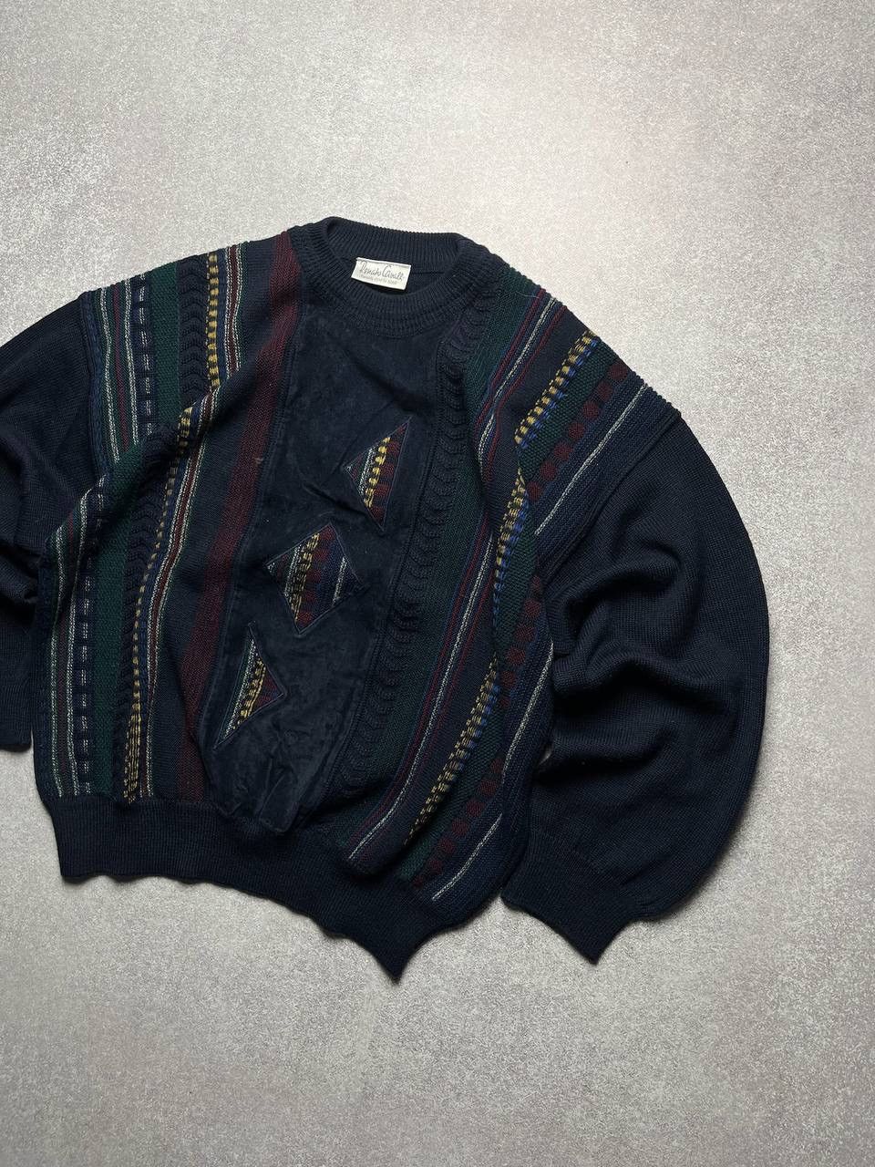 Vintage Vintage Coogi Style Knit Wool Sweater Y2K M Size US M / EU 48-50 / 2 - 3 Thumbnail