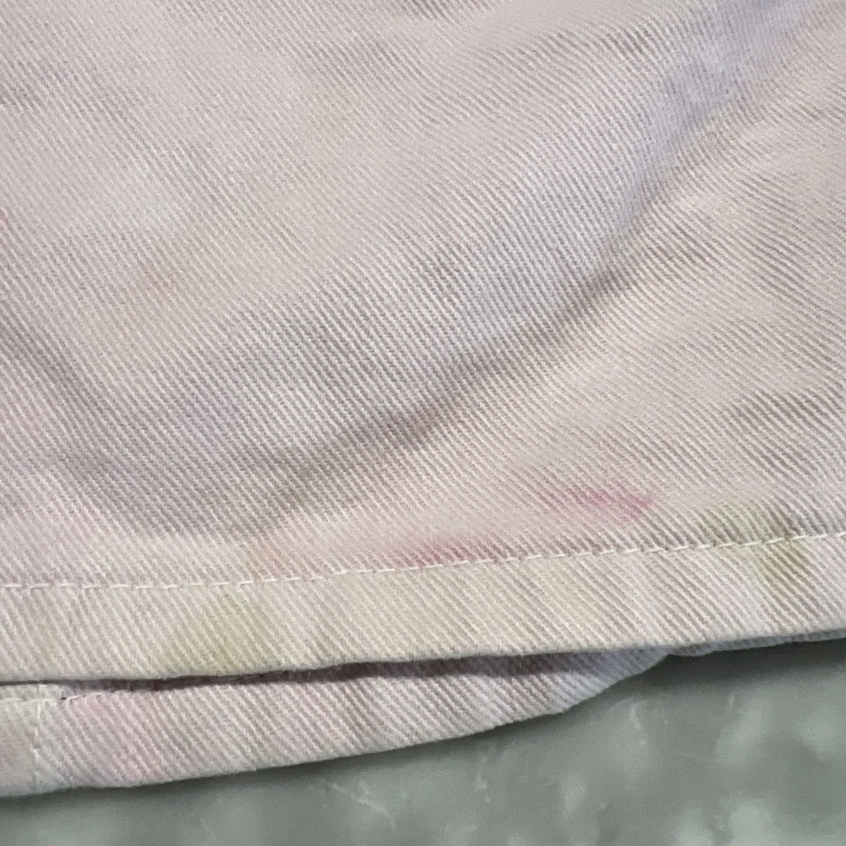 Calvin Klein VINTAGE Calvin Klein Skirt Light Pink Denim 9/10 Pockets Zipper Made USA Women Short Pencil Straight XS? Size 30" / US 8 / IT 44 - 6 Thumbnail