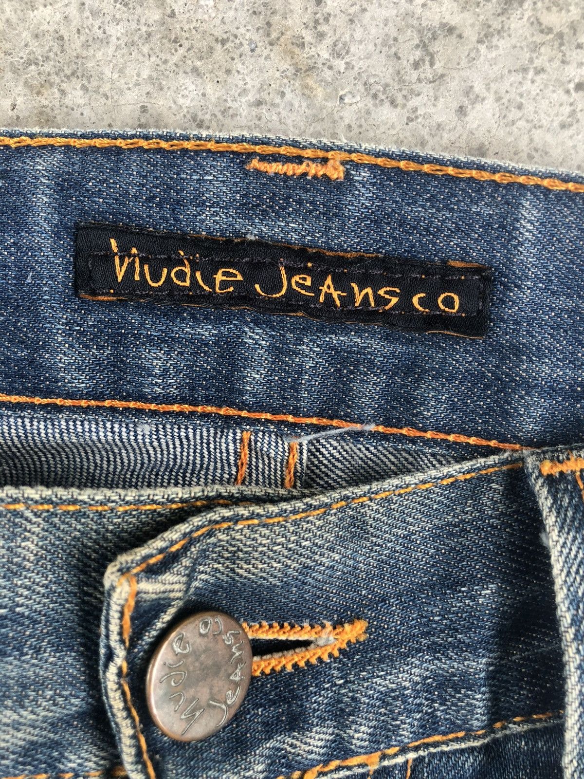 Nudie Jeans Nudie Distressed Jeans Mud Wash Size US 30 / EU 46 - 18 Thumbnail
