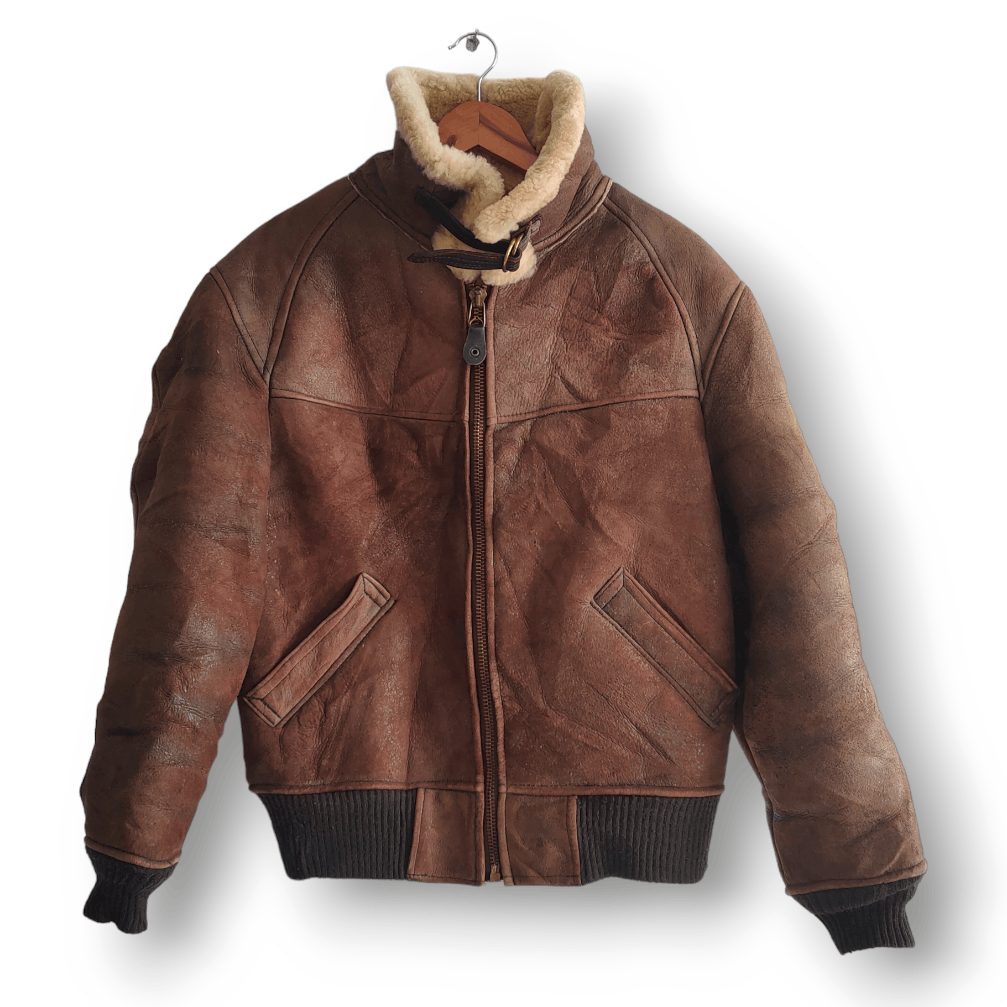 Avirex Vintage Avirex B-6 Sheepskin Leather Jacket Size US L / EU 52-54 / 3 - 4 Thumbnail