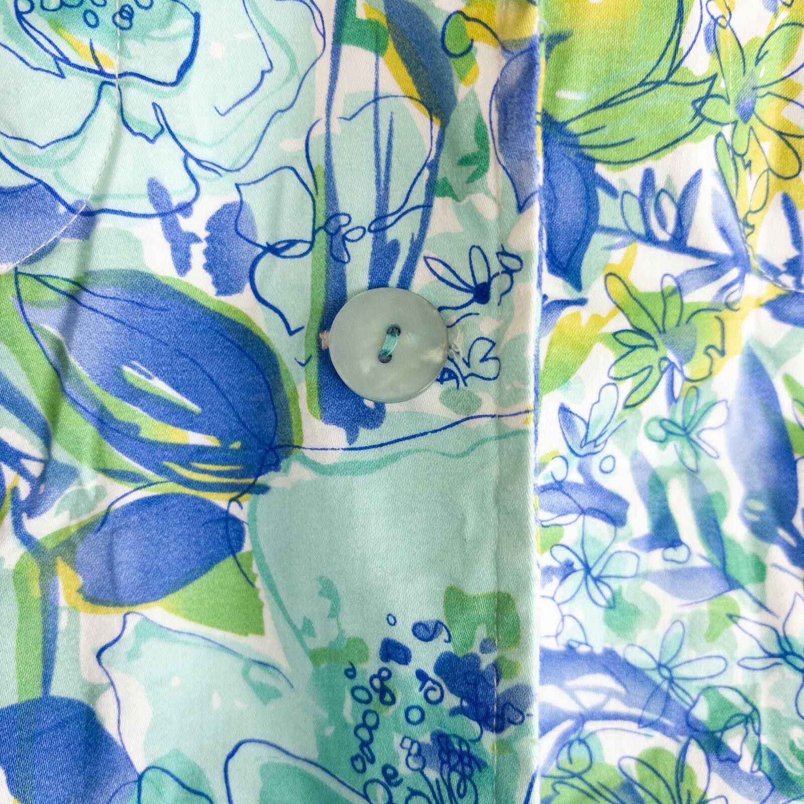 Coldwater Creek Coldwater Creek Blue Floral Jacket Womens Petite Large Size L / US 10 / IT 46 - 5 Thumbnail
