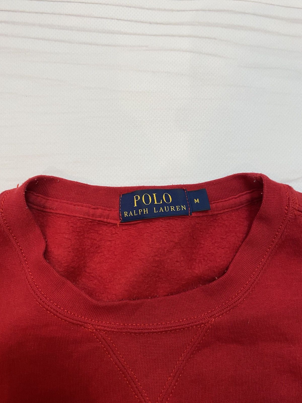 Polo Ralph Lauren Vintage Polo Ralph Lauren y2k sweatshirt Red Colour Size M Size US M / EU 48-50 / 2 - 5 Thumbnail