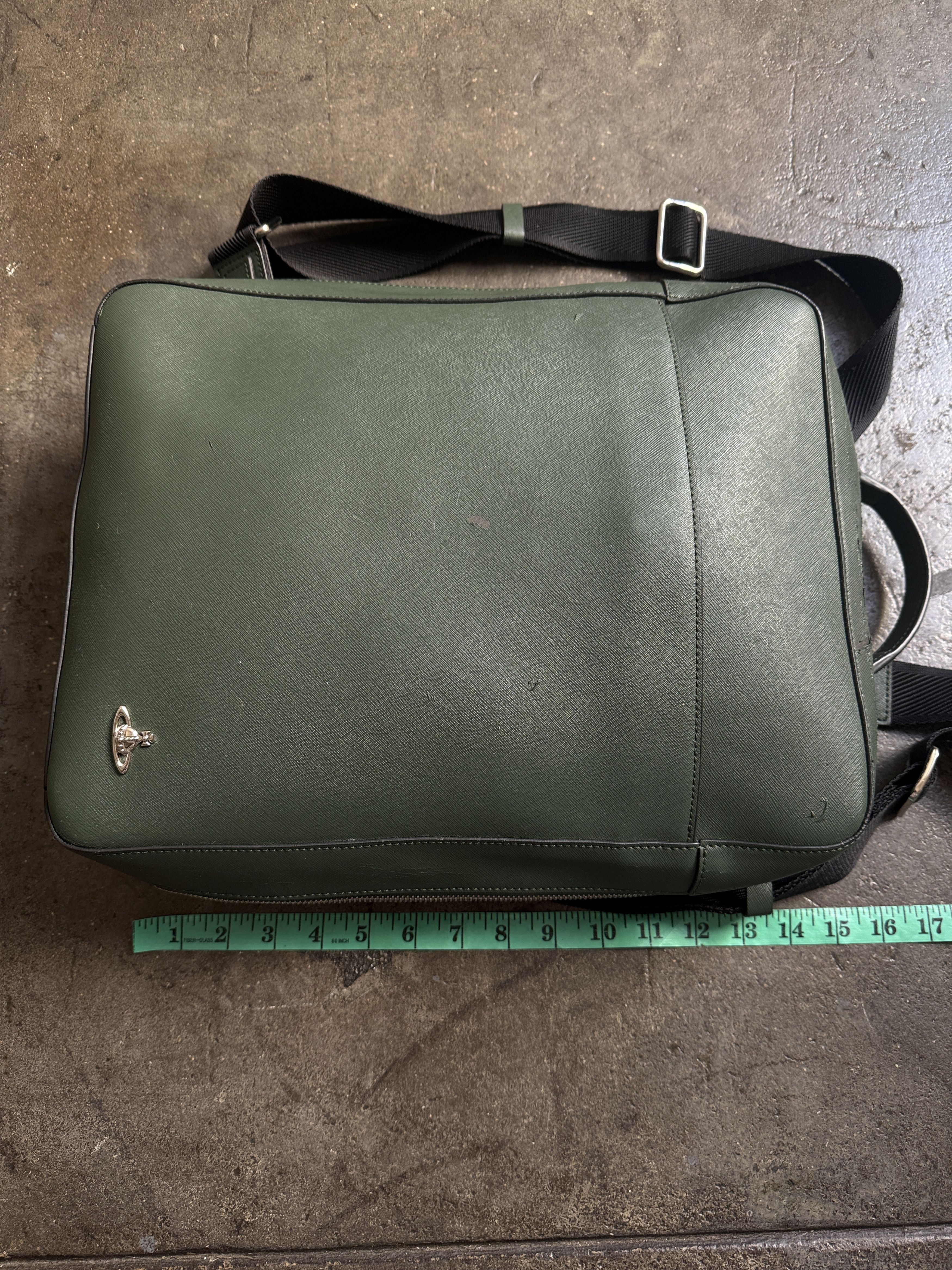 Vivienne Westwood New $900+ Leather Adjustable Backpack w/ Slight Peeling Size ONE SIZE - 13 Thumbnail