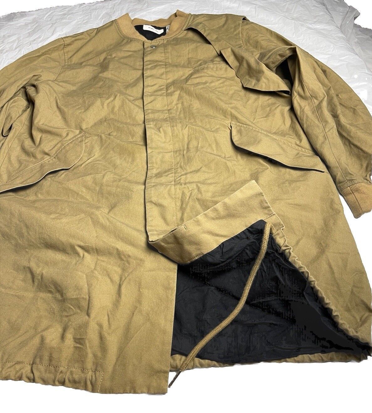 Helmut Lang Helmut Lang Men’s Long Coat Snap Button Jacket Size XL Size US XL / EU 56 / 4 - 3 Thumbnail