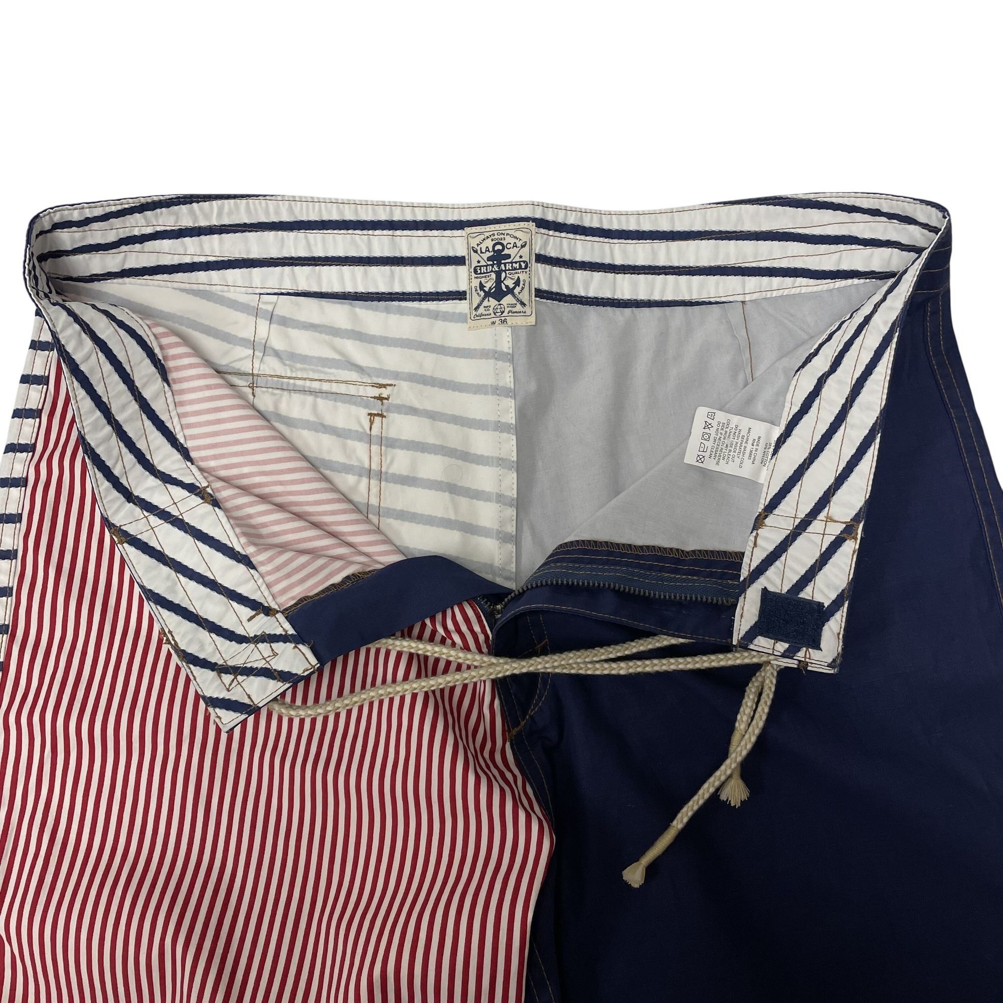 Third & Army 3rd & Army USA FLAG Nautical Surf Board Swim Trunks Size US 36 / EU 52 - 4 Thumbnail