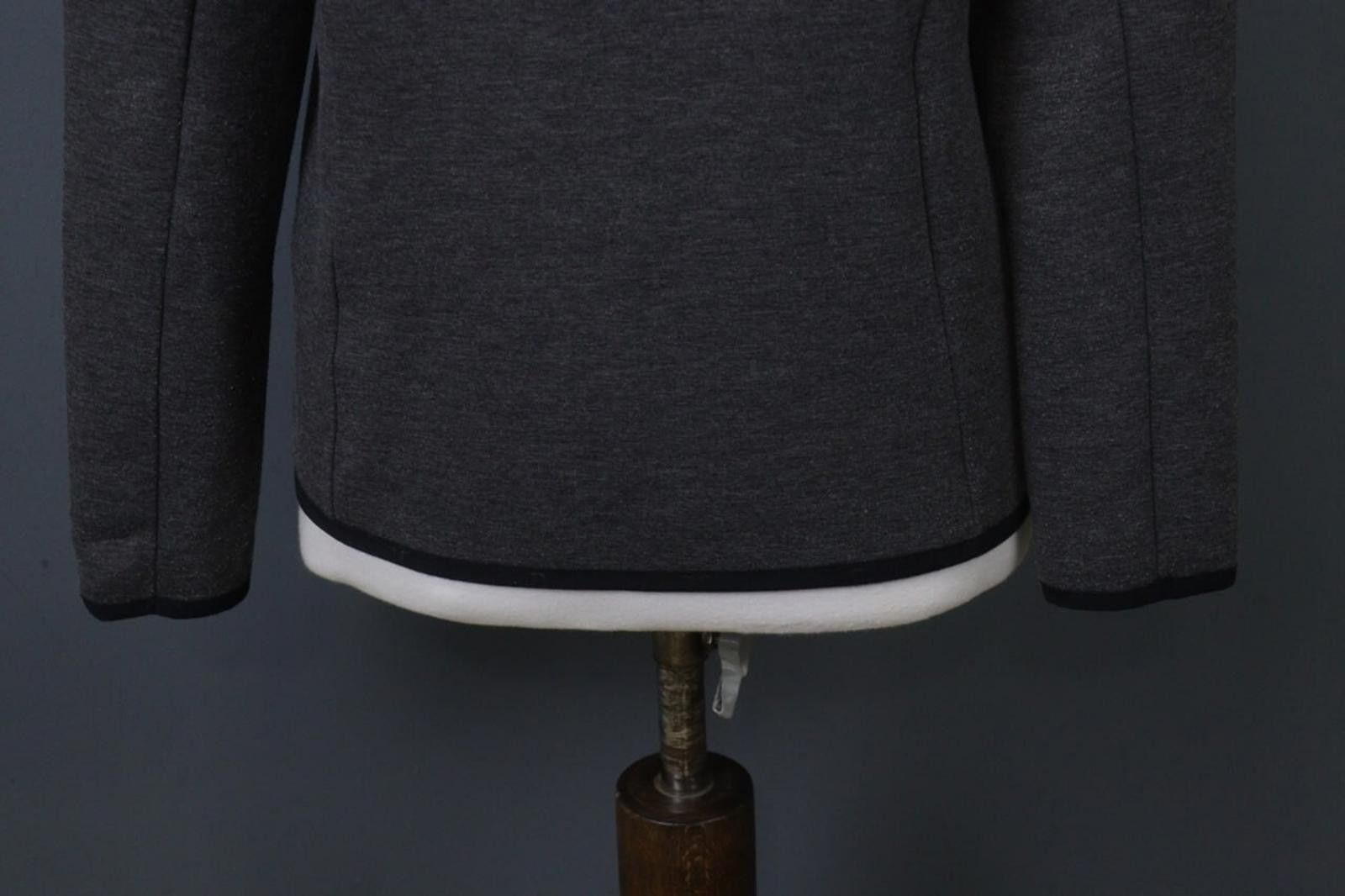 J.Lindeberg J.Lindeberg Gray Zipped Kangaroo Pockets Tech Hoodie Size L Size L / US 10 / IT 46 - 11 Thumbnail