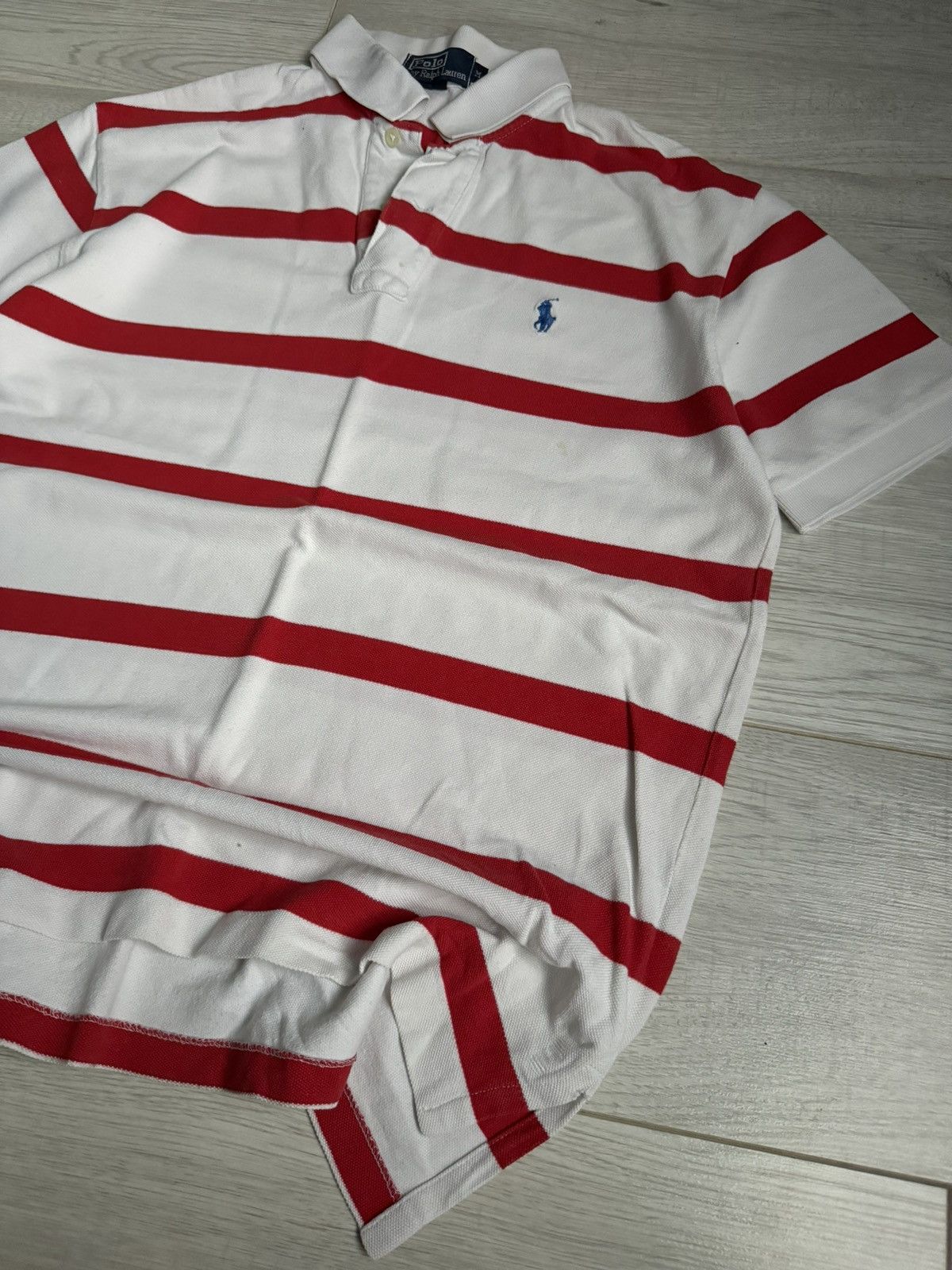 Polo Ralph Lauren × Vintage Vintage Polo Ralph Lauren polo Striped shirt Size US M / EU 48-50 / 2 - 2 Thumbnail
