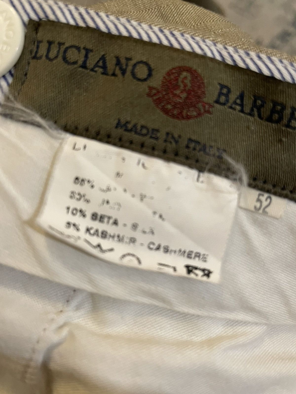 Luciano Barbera Luxurious Quad-blend Flat Front Trouser Size US 34 / EU 50 - 9 Thumbnail