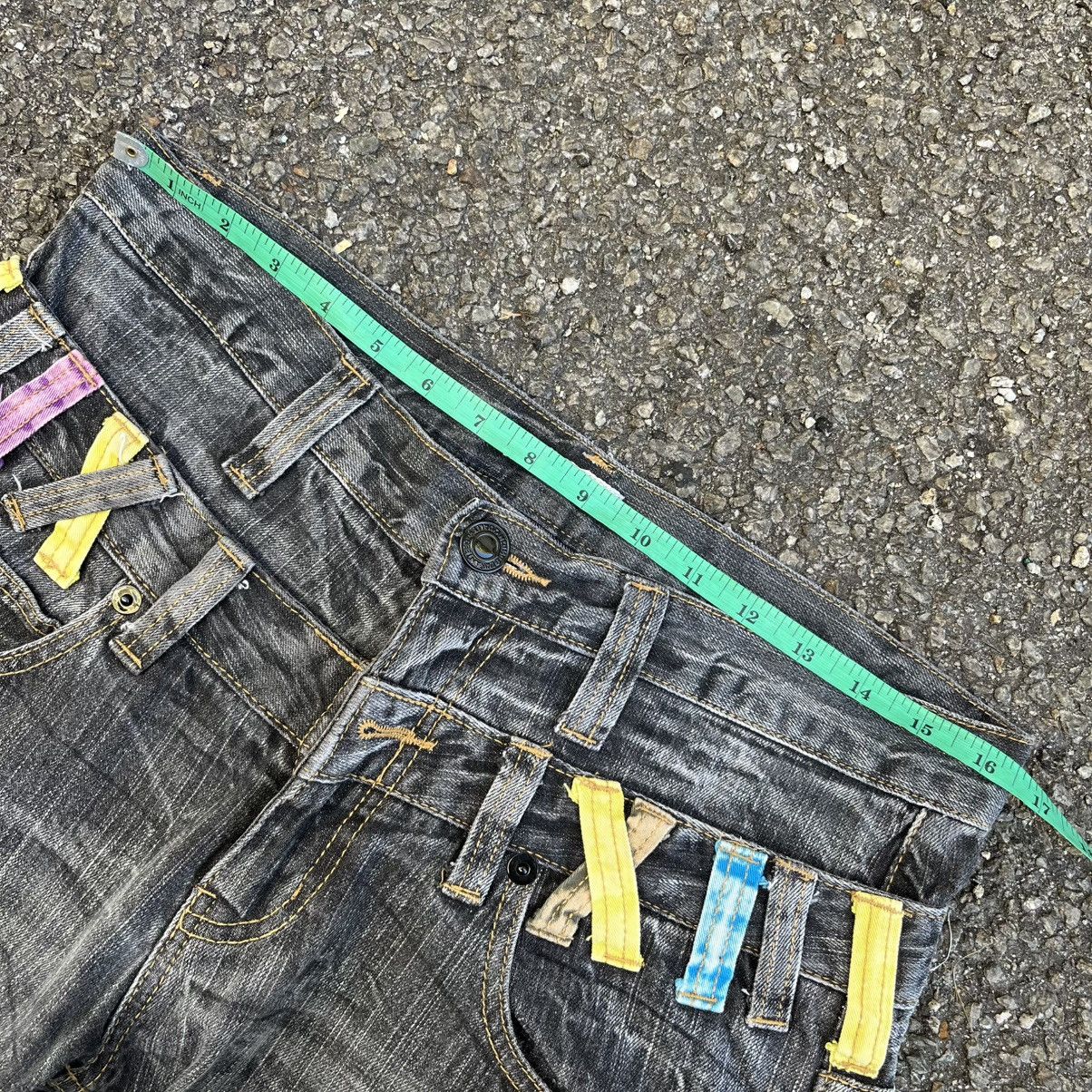 Hysteric Glamour Japanese Double Waist Distress Denim Jeans Undercover Styled Size US 32 / EU 48 - 6 Thumbnail