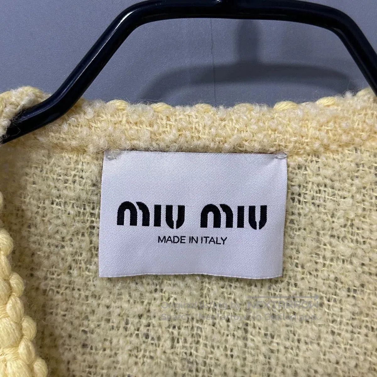 Miu Miu miumiu yellow knit cardigan size 42. Size M / US 6-8 / IT 42-44 - 5 Thumbnail
