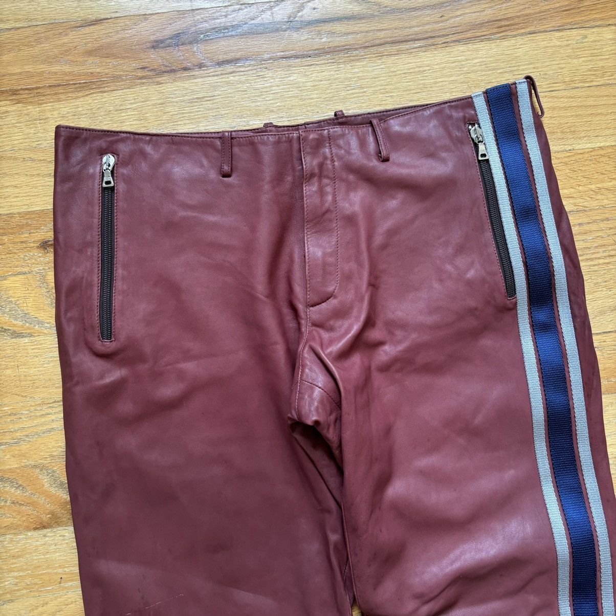 Prada SS2000 Leather Racing Pants Size US 32 / EU 48 - 2 Thumbnail