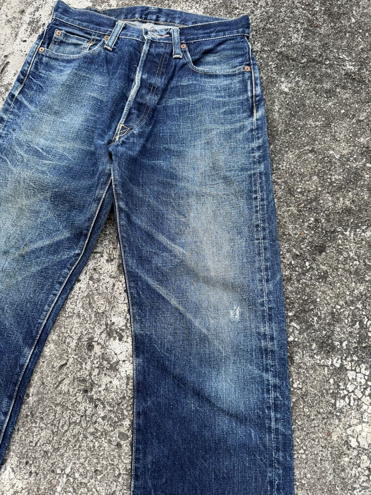 Denime Denime Made In Japan Redline Selvedge Clawmark Denim Jeans Size US 27 - 3 Thumbnail