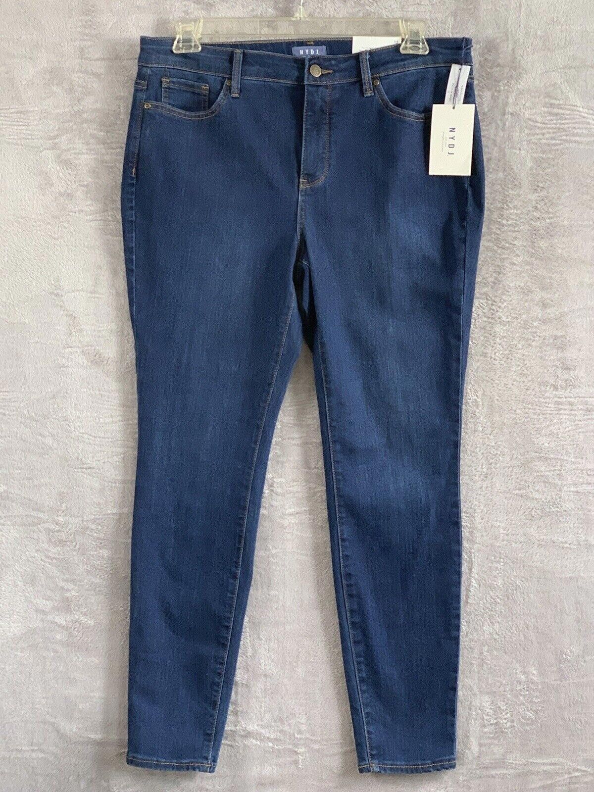 NYDJ NYDJ 12 Jeans NWT Blue Skinny LIFTXTUCK $99 MSRP Size 34" / US 12 / IT 48 - 1 Thumbnail