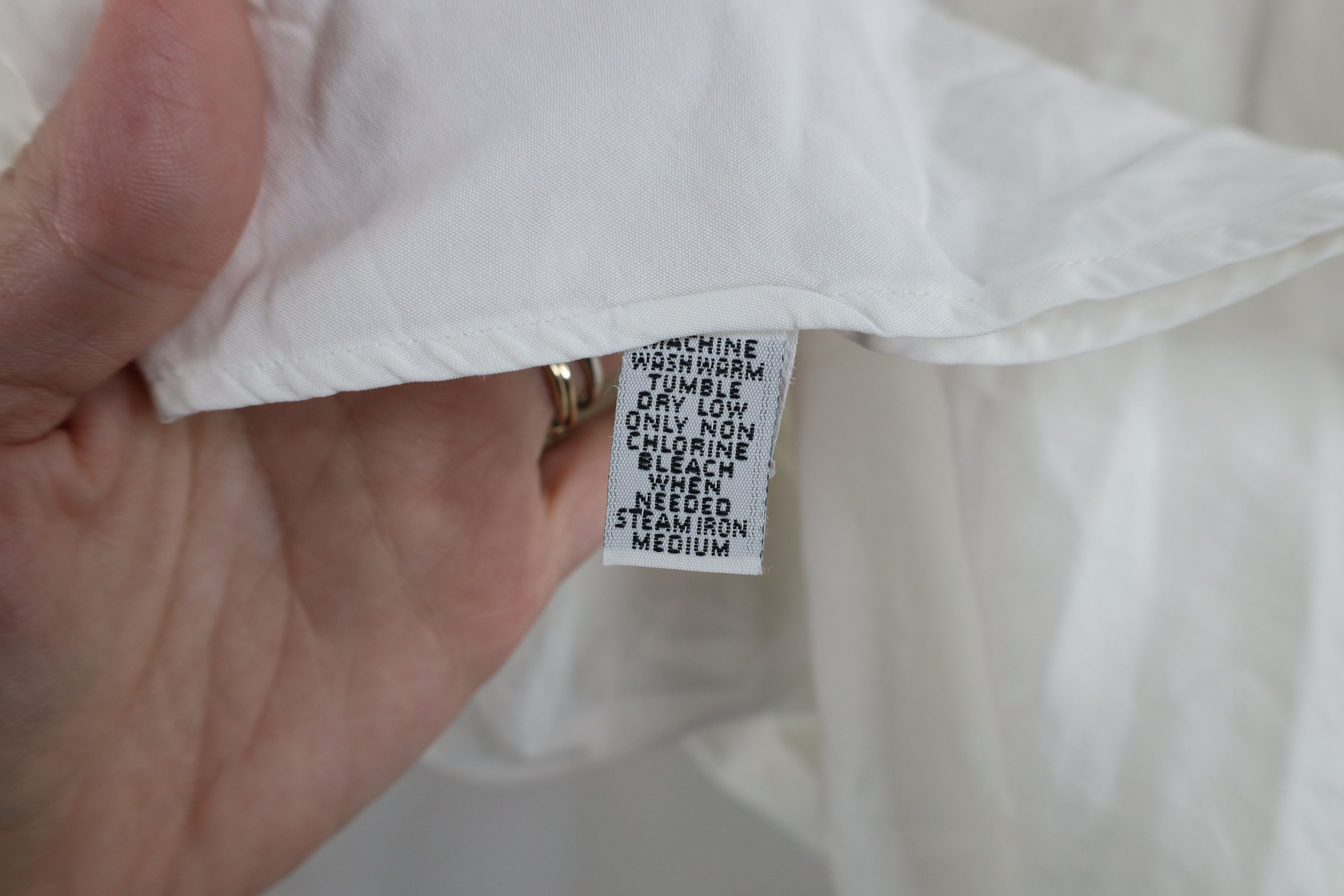 Vintage Vintage 70s 80s Streetwear Collared Button Shirt White USA Size US M / EU 48-50 / 2 - 10 Thumbnail