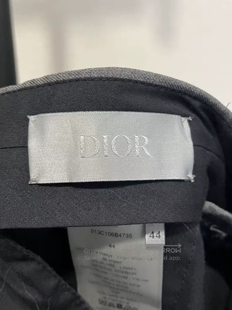 Dior Dior Gray Wool Slacks Size US 28 / EU 44 - 4 Thumbnail