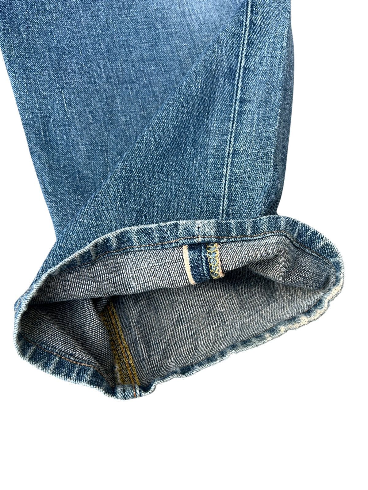 Lee Vintage 90s Lee Riders Side Tag Fade Denim Selvedge Jeans Size US 34 / EU 50 - 14 Thumbnail