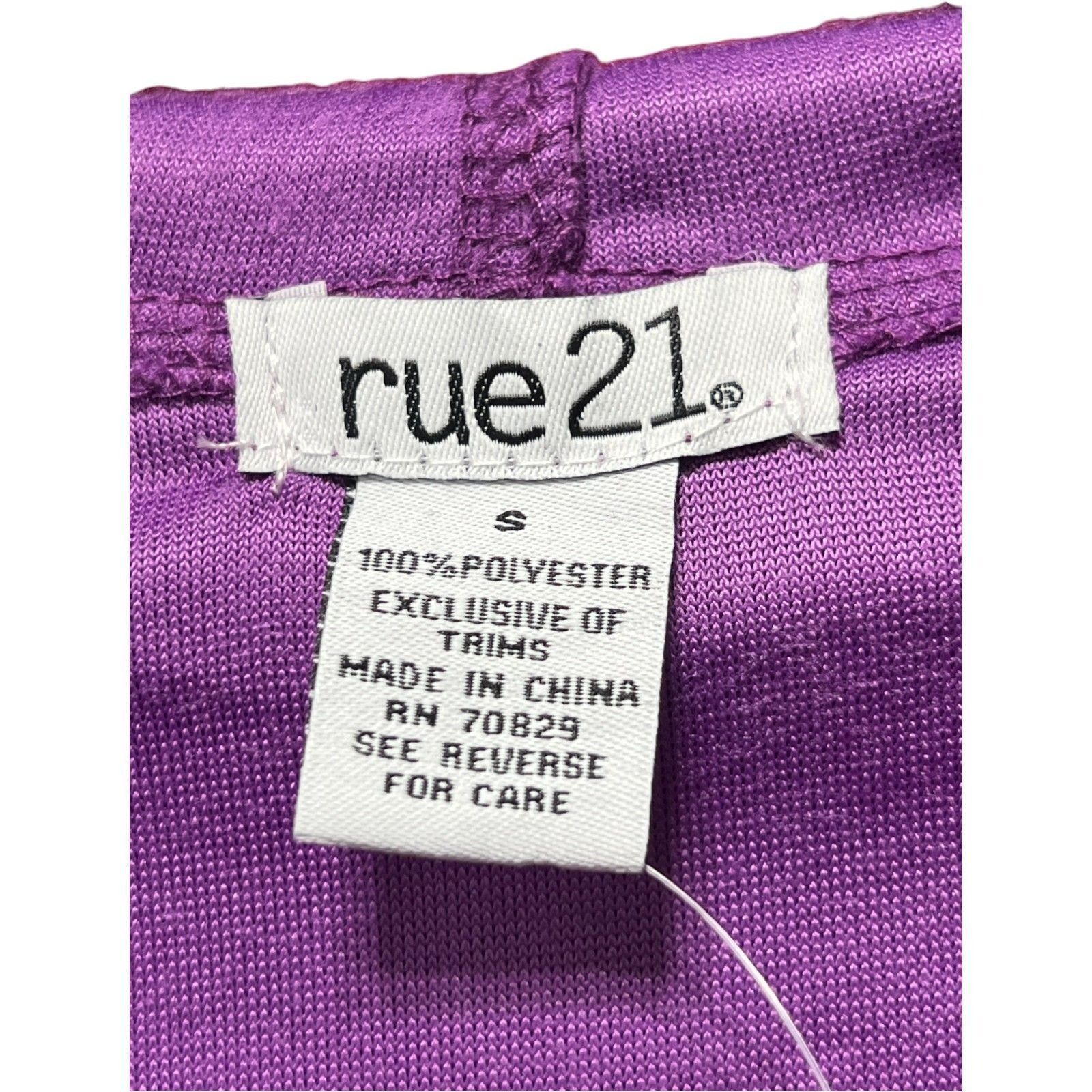 rue21 Rue 21 - Women's Long Sleeve Hooded Sweater - Purple - Small Size S / US 4 / IT 40 - 8 Thumbnail