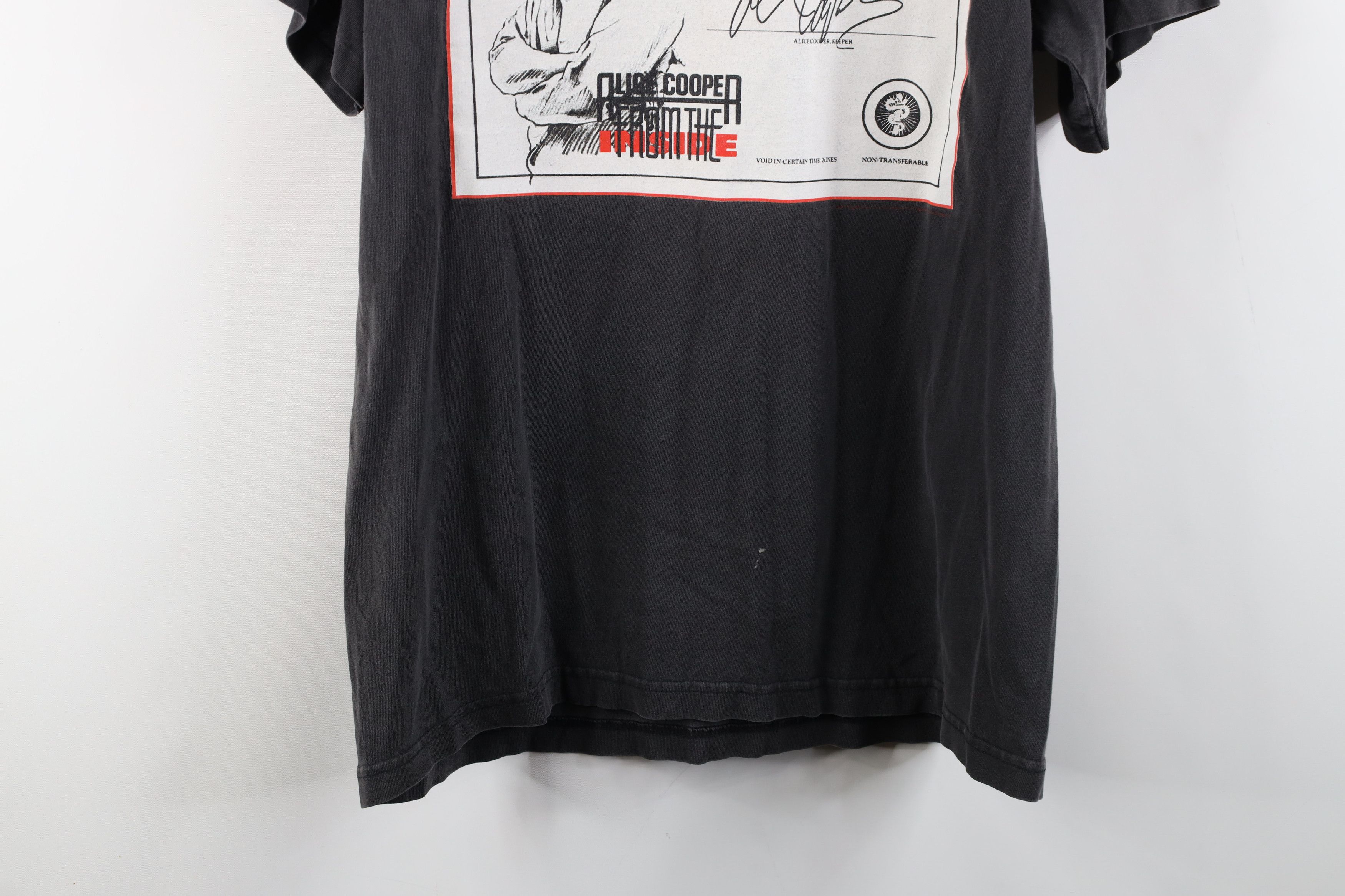 Vintage Vintage 90s Marvel Comics Cooper Band Tour T-Shirt Black Size US L / EU 52-54 / 3 - 13 Thumbnail