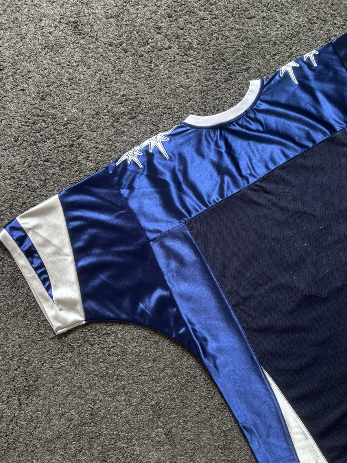NFL × Vintage Vintage unisex American football satin number 3 blue jersey Size US XL / EU 56 / 4 - 15 Thumbnail