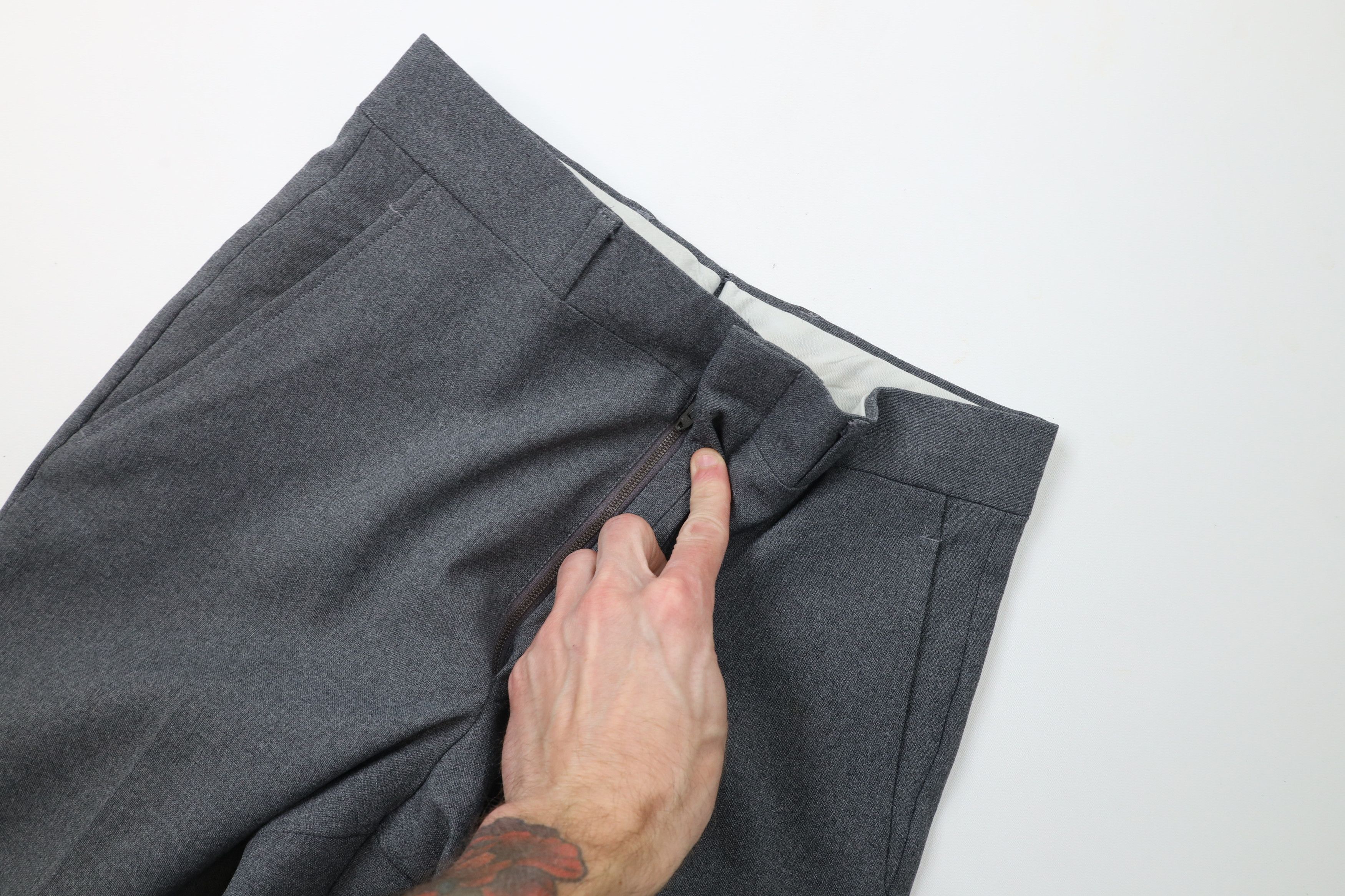 Vintage Vintage 70s Streetwear Bell Bottoms Chino Pants Gray USA Size US 30 / EU 46 - 6 Thumbnail